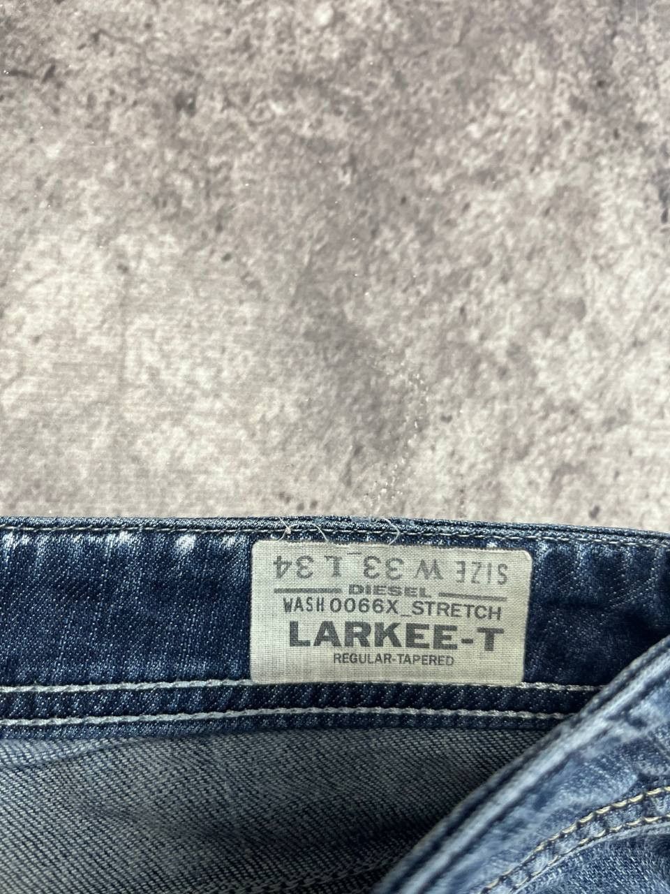 Diesel Diesel DNA Larkee-T Straight Regular Blue Jeans Size 33x34 Size US 33 - 5 Thumbnail