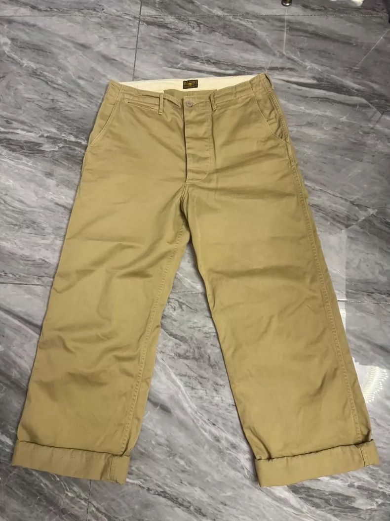 The Real McCoy's The REAL McCOY'S Size 34Wide Fit Khaki Chinos W34发布成功 Size US 27 - 1 Thumbnail