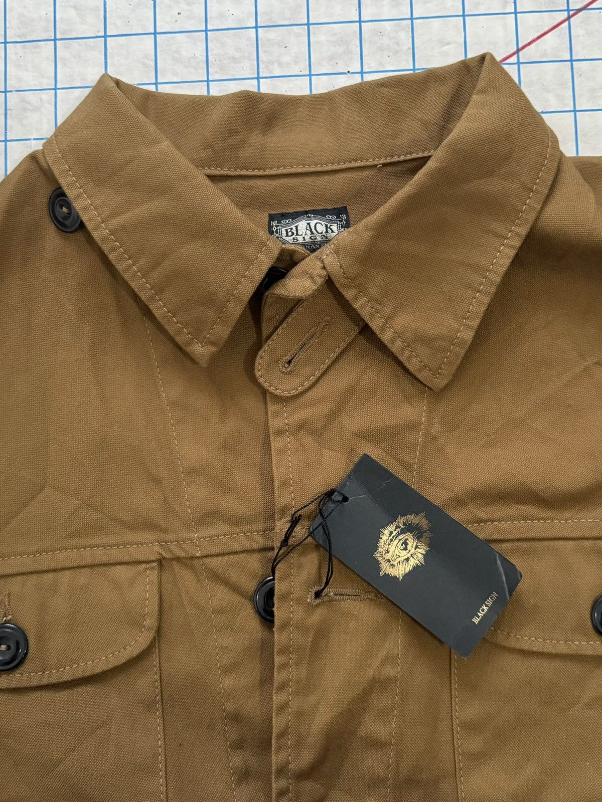 BLACK SIGN × Japanese Brand New With Tag Black Sign Four Pocket Field Jacket Size 44 XL Size US XL / EU 56 / 4 - 6 Thumbnail
