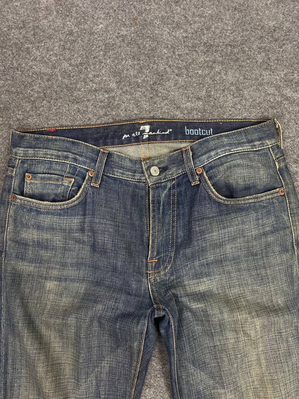 7 For All Mankind 7 for all mankind bootcut flare denim nice design Size US 34 / EU 50 - 7 Thumbnail