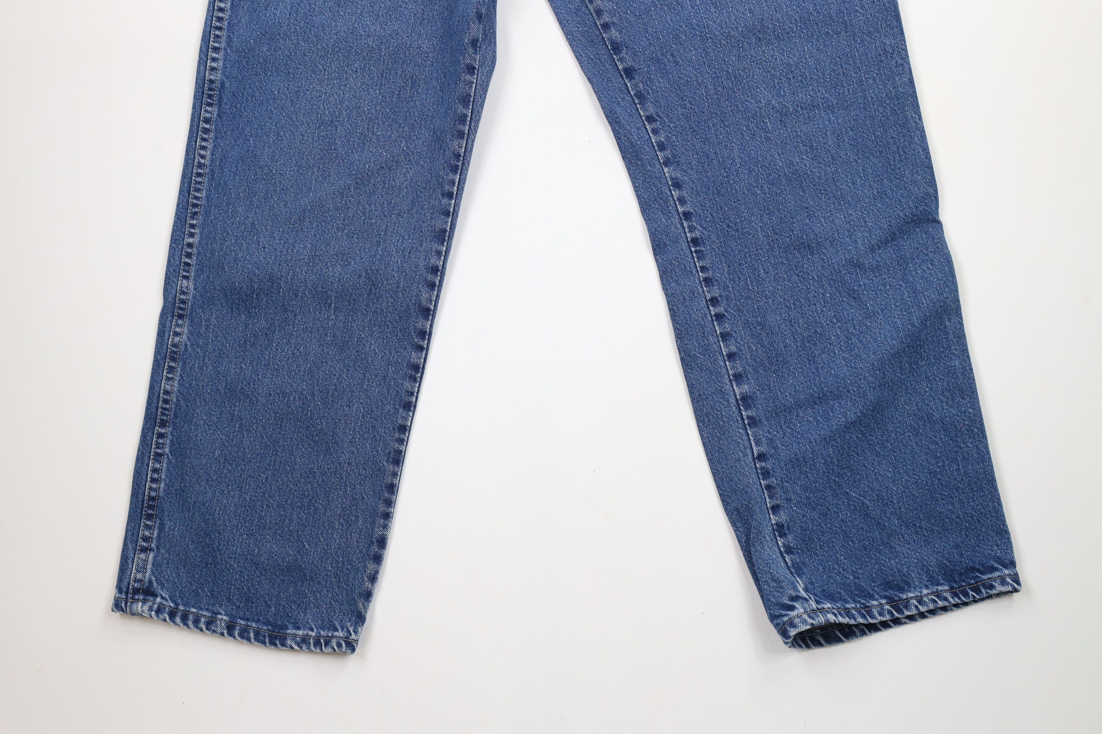Dickies × Vintage Vintage Dickies Spell Out Bootcut Denim Workwear Jeans Blue Size US 36 / EU 52 - 4 Thumbnail