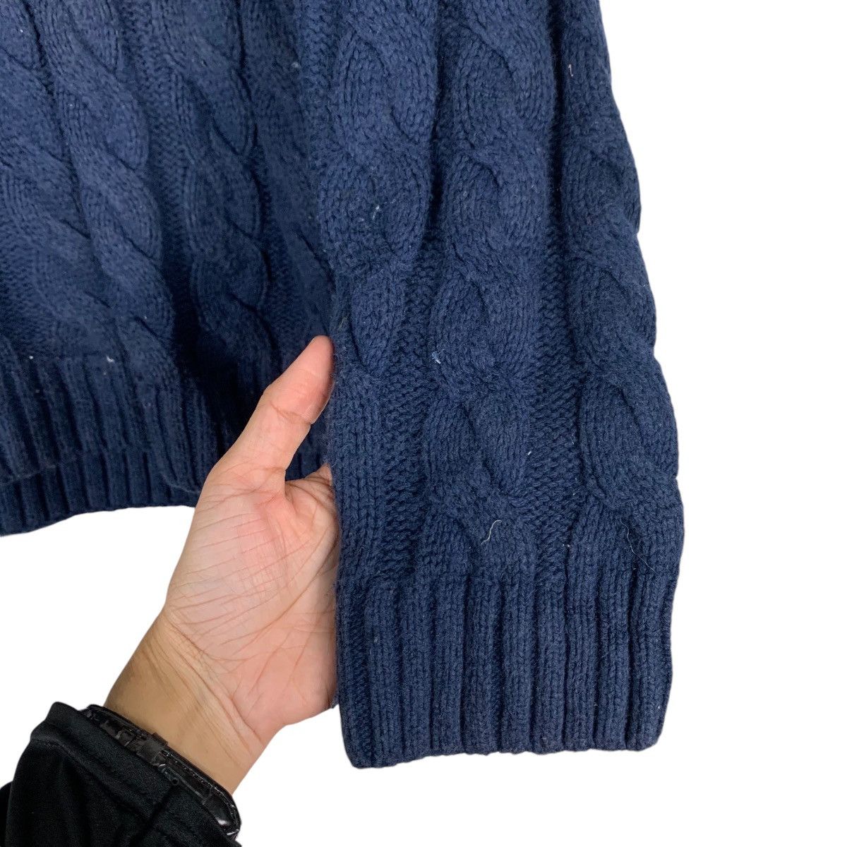 Tommy Jeans TOMMY JEANS Small Logo Knitted Sweater #1224-C55 Size US M / EU 48-50 / 2 - 9 Thumbnail