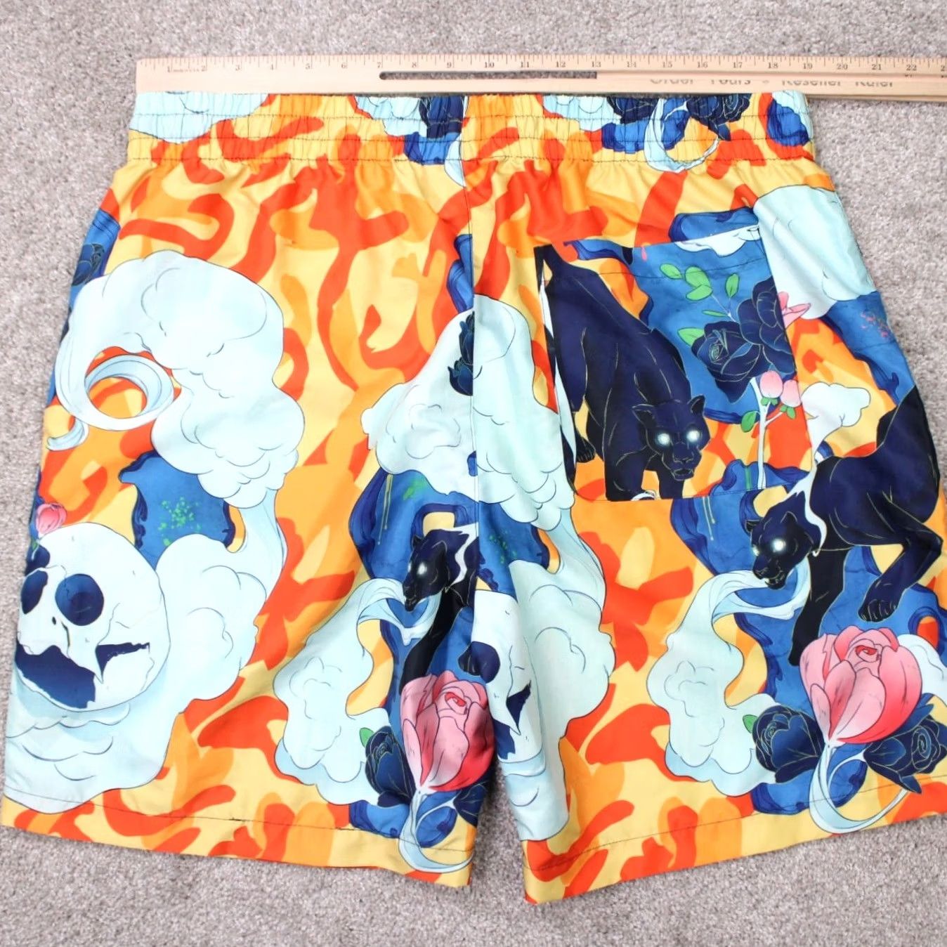 Jordan Craig Jordan Craig Legacy Edition Shorts Bermuda Mens 2XL XXL Multicolor Geometric Logo Athletic Casual Summer Spring NWT Size US 39 - 7 Thumbnail