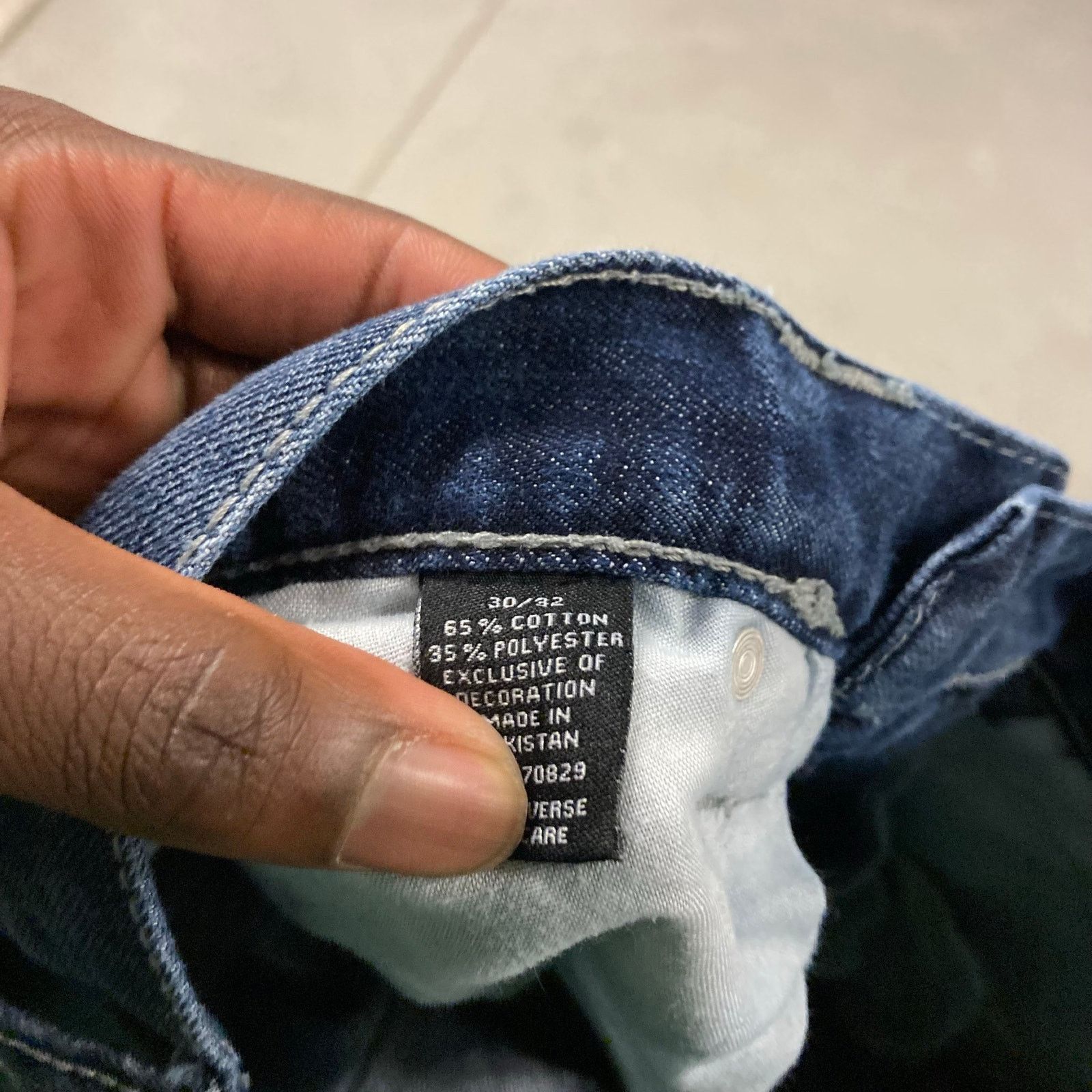 Carbon × Vintage Y2K faded slim fit carbon Jeans 30x32 Size US 30 / EU 46 - 5 Thumbnail