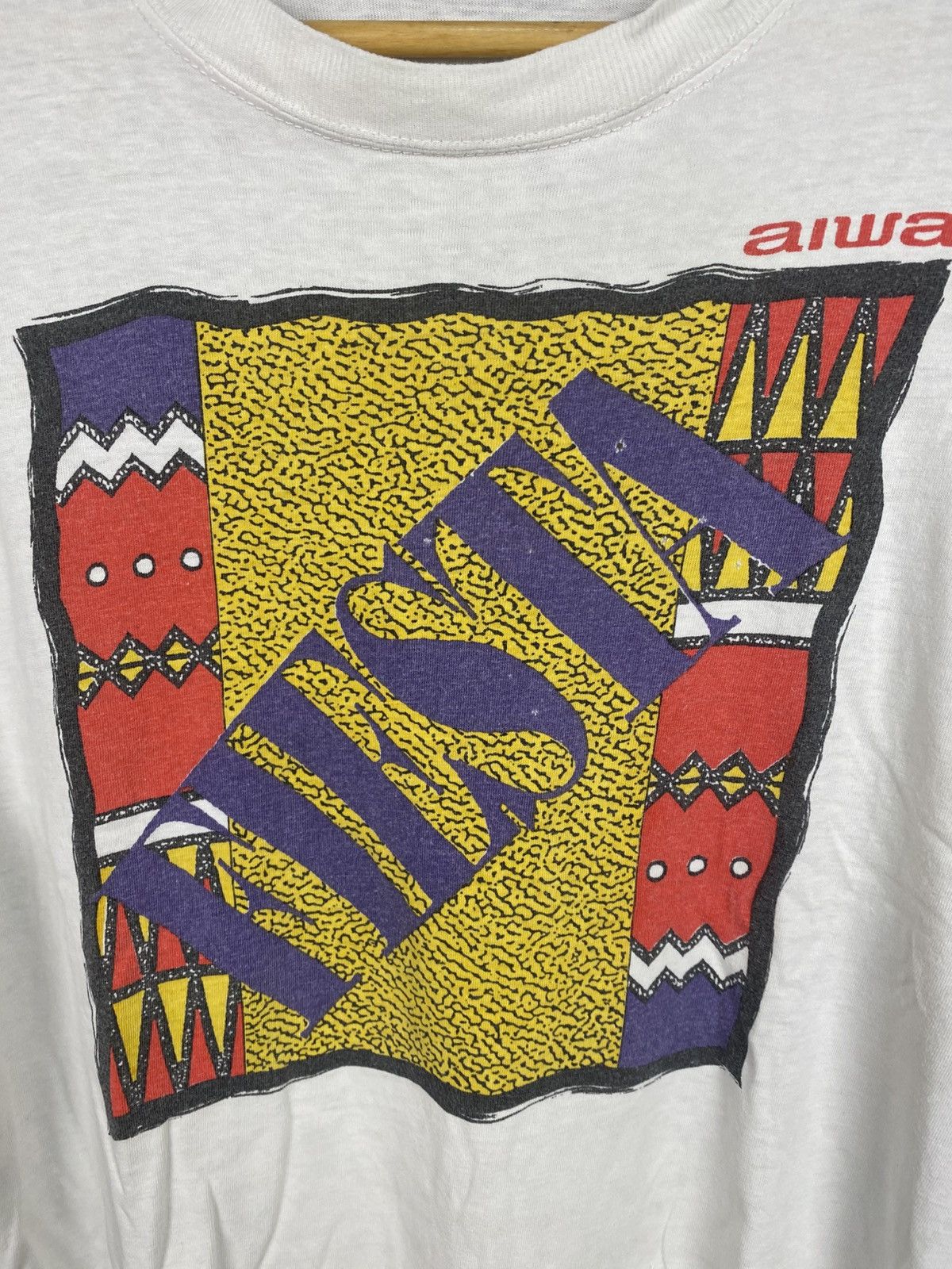 Vintage Vintage aiwa fiesta tee Size US L / EU 52-54 / 3 - 3 Thumbnail