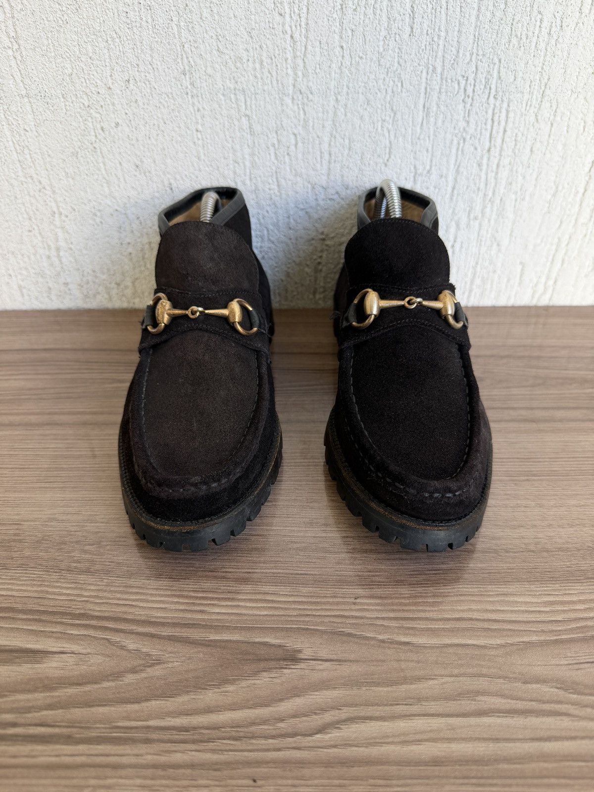 Gucci Horsebit lug sole ankle boots Size US 6 / EU 39 - 5 Thumbnail