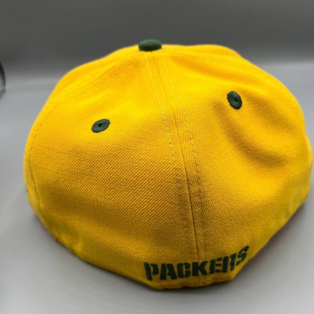 New Era Green Bay Packers Hat Men 7 1/2 59Fifty New Era Fitted Cap Size ONE SIZE - 4 Thumbnail