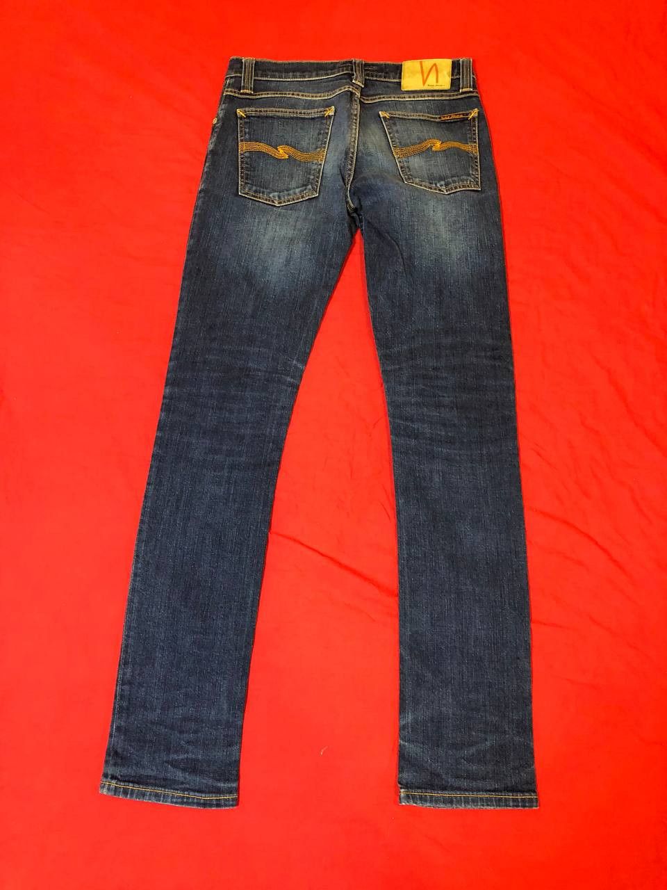 Nudie Jeans NUDIE SLIM JIM Wash Denim Regulat Straight Slim Fit Size US 28 / EU 44 - 1 Thumbnail