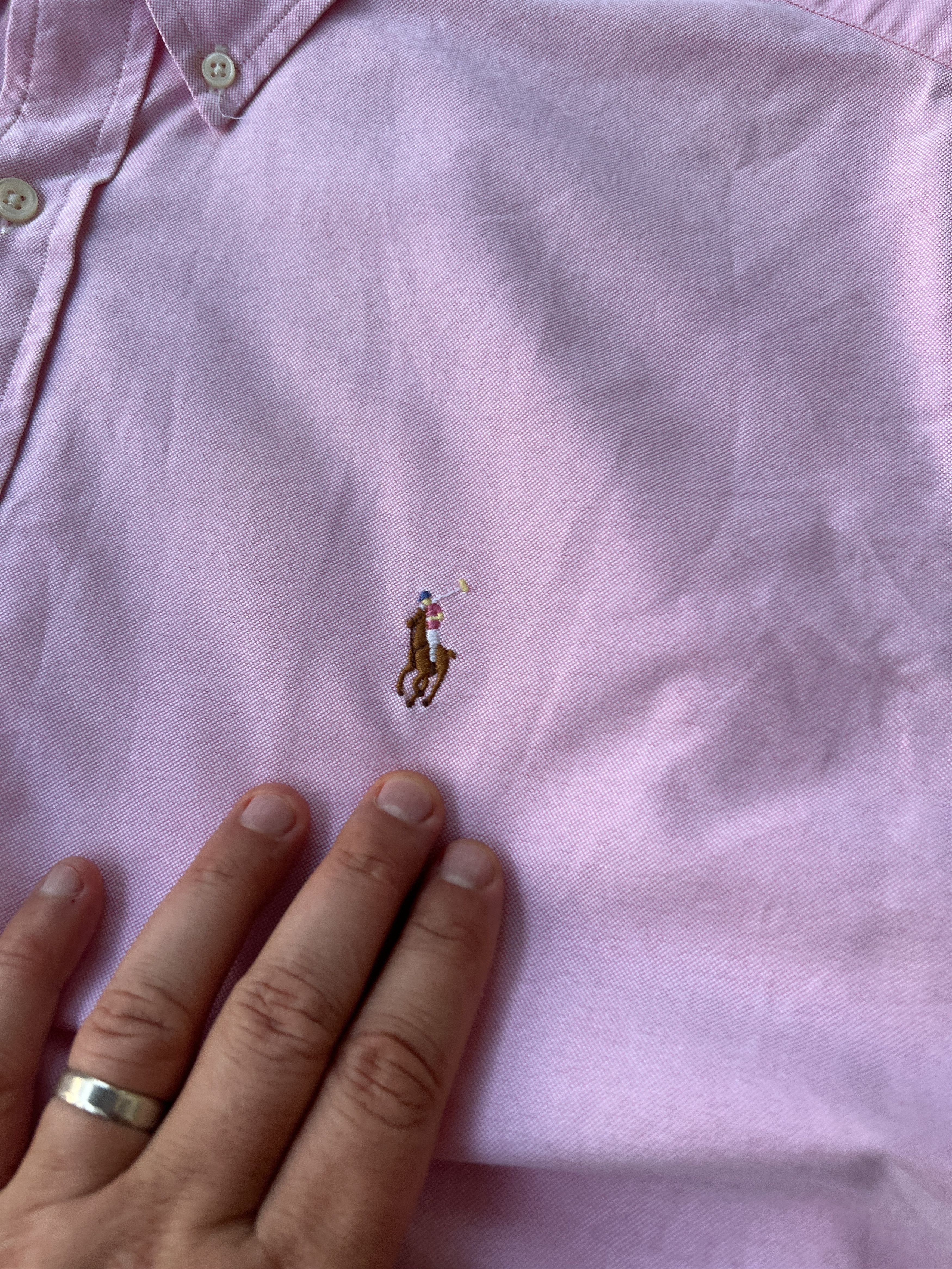 Polo Ralph Lauren Polo Ralph Lauren Vintage Shirt Size US XL / EU 56 / 4 - 2 Thumbnail