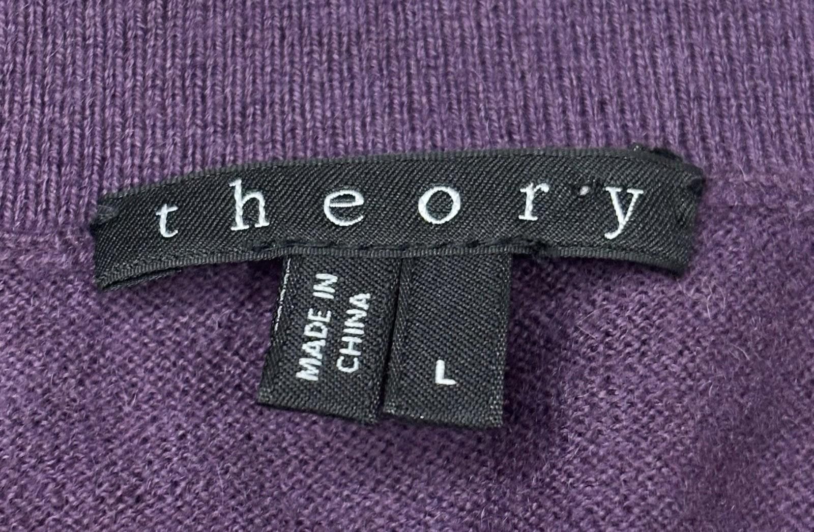 Theory Theory Sweater Mens Medium Leiman V-Neck Cashmere Cotton Size US M / EU 48-50 / 2 - 2 Thumbnail