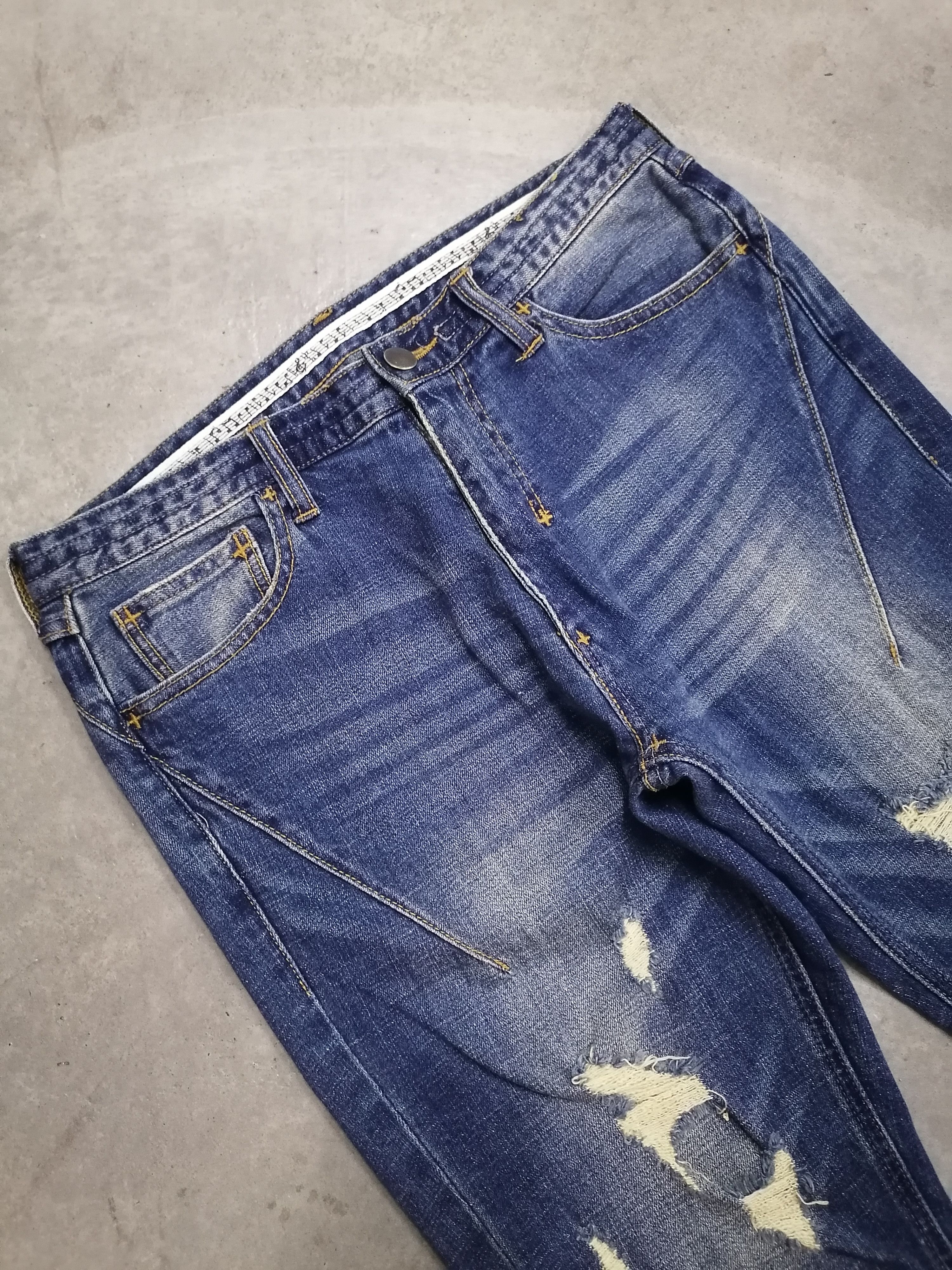 Number (N)ine Number (N)ine Denim Destroy Skinny Jeans Size US 29 - 6 Thumbnail