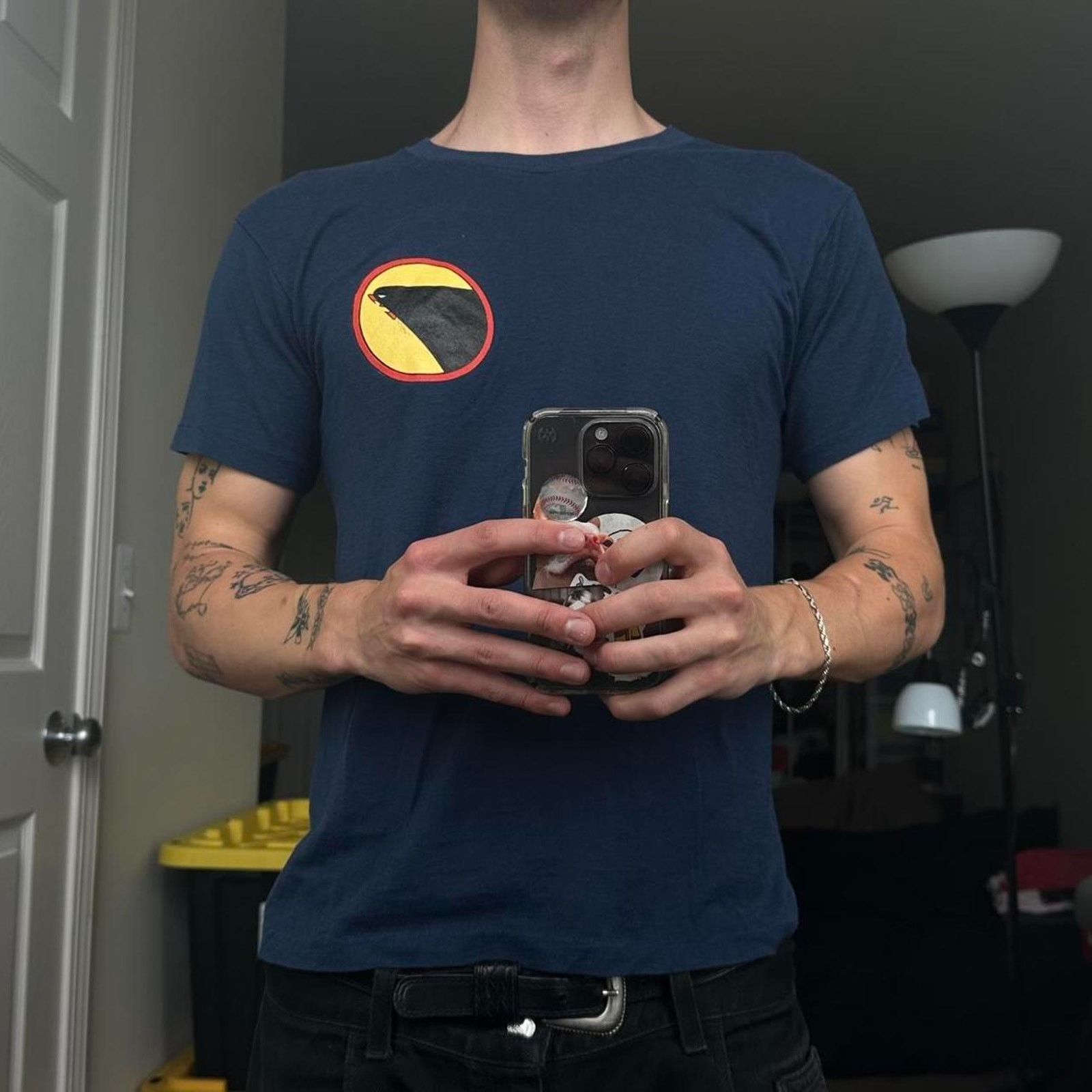 Vintage Vintage 80s Blackhawk Comic Fitted Thin Basic Graphic Shirt Size US M / EU 48-50 / 2 - 5 Thumbnail