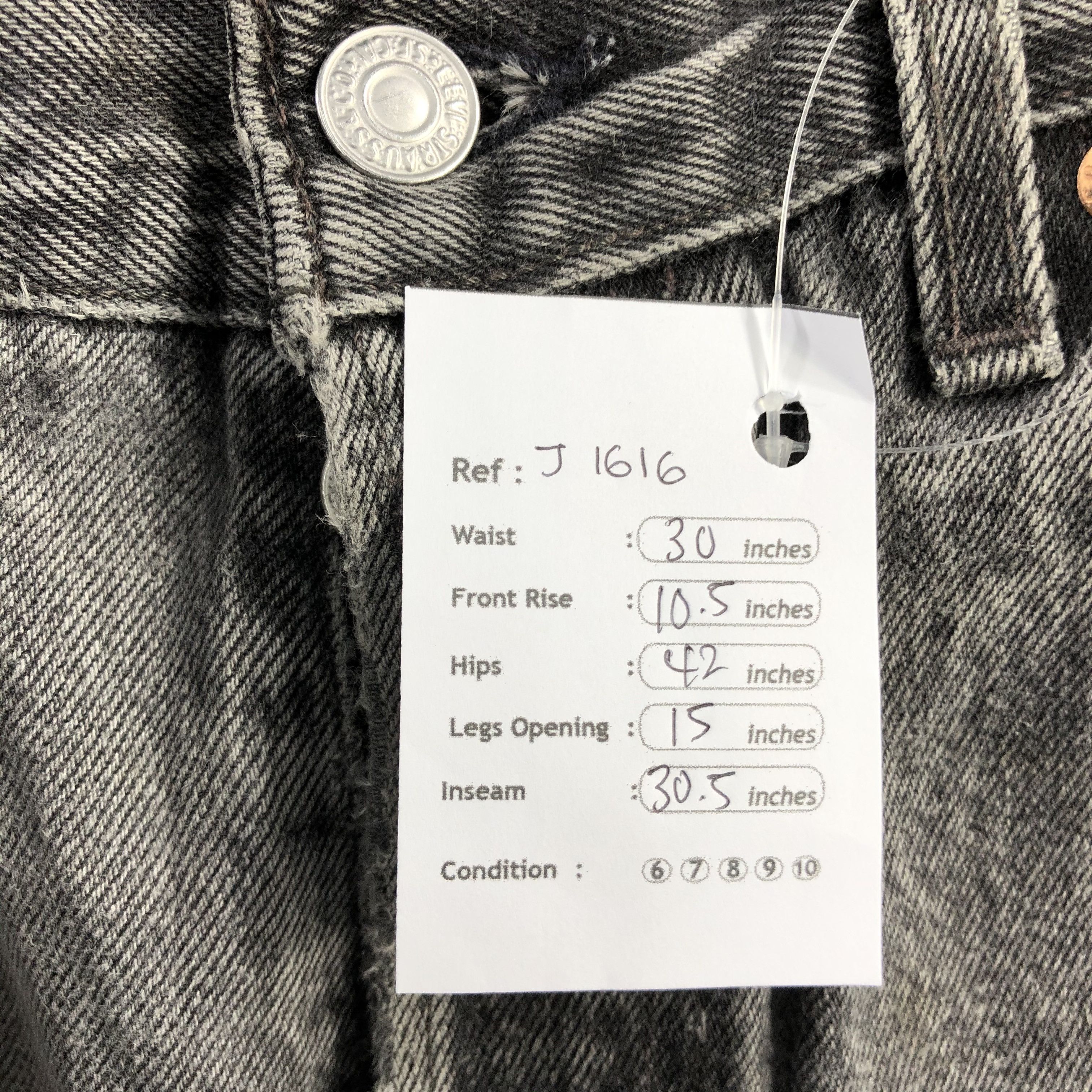 Levi's Vintage 90s Levis 501 Earth Tone Jeans-J1616 Size US 30 / EU 46 - 17 Thumbnail