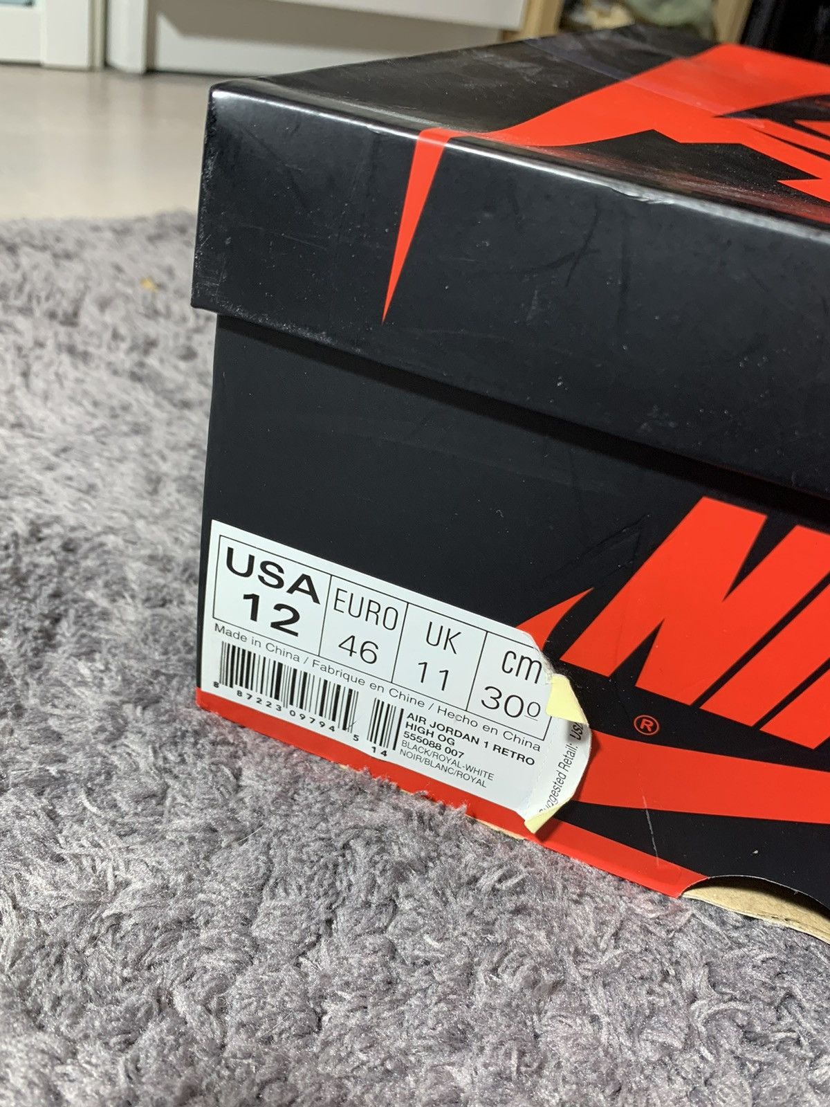 Nike Nike Jordan 1 high Royal Blue 2017 US12 UK11 Size US 12 / EU 45 - 12 Thumbnail