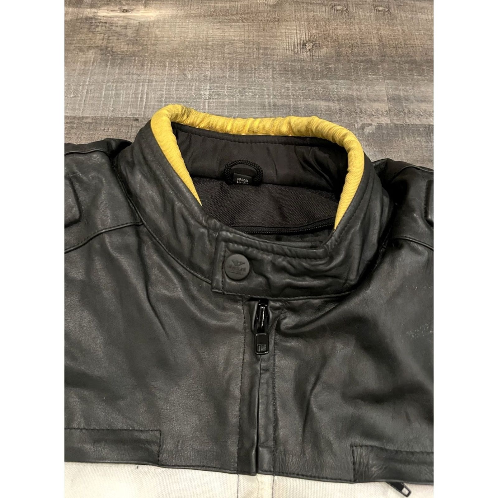 Element VINTAGE Xelement Motorcycle Jacket Nylon Black Yellow Padded Racing Men's 5XL Jacket Mens 5XL Black Nylon Racing Motorcycle Theme 1990s? Size US XXL / EU 58 / 5 - 2 Thumbnail