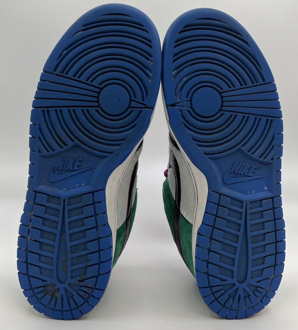Nike Women’s Nike SB 6.0 Dunk Low 2009 Zebra Purple Teal Size 10 Size US 10 / IT 40 - 8 Thumbnail