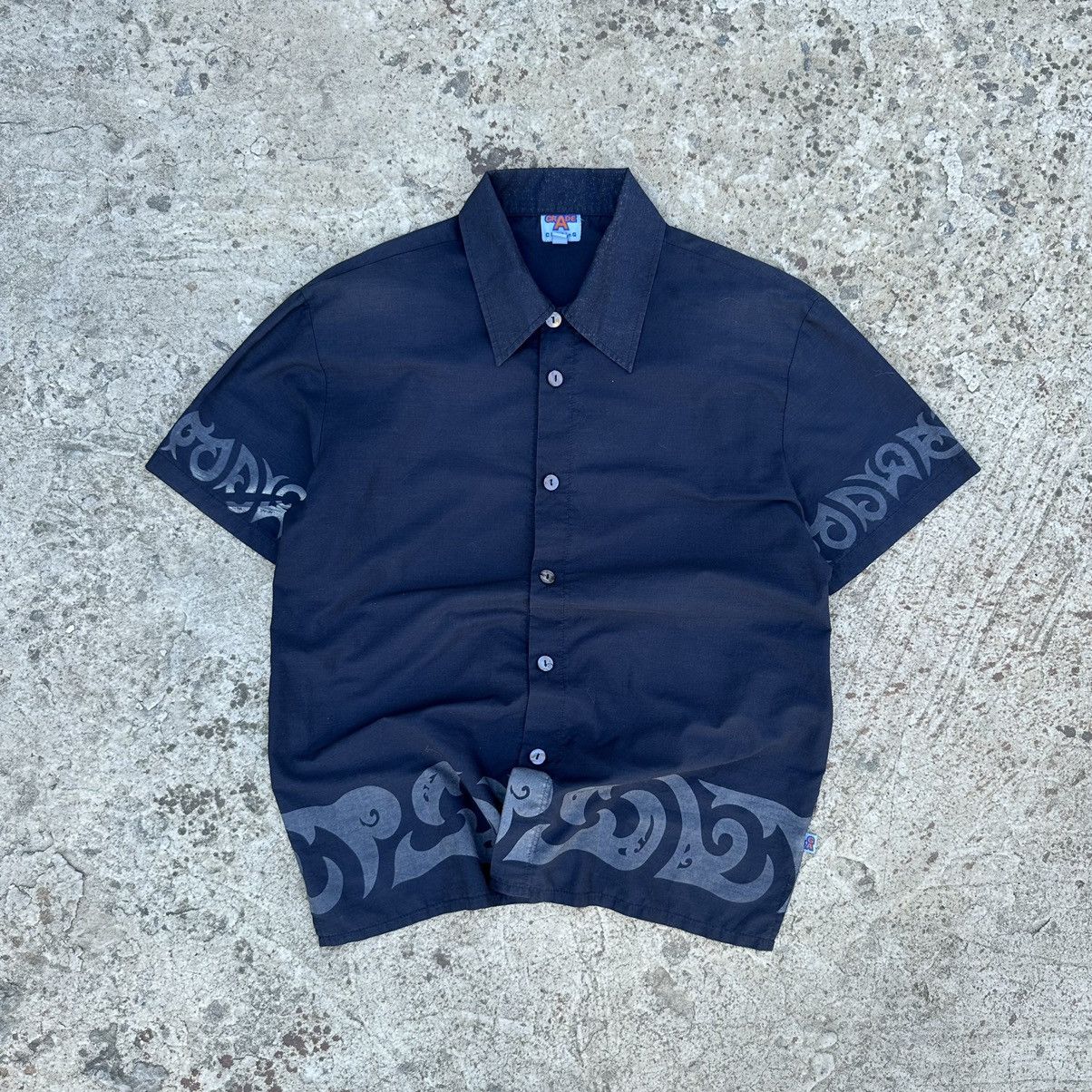 Japanese Brand × Vintage Vintage Japanese Style Shirts Button Up Y2K Amplification Size US M / EU 48-50 / 2 - 2 Thumbnail