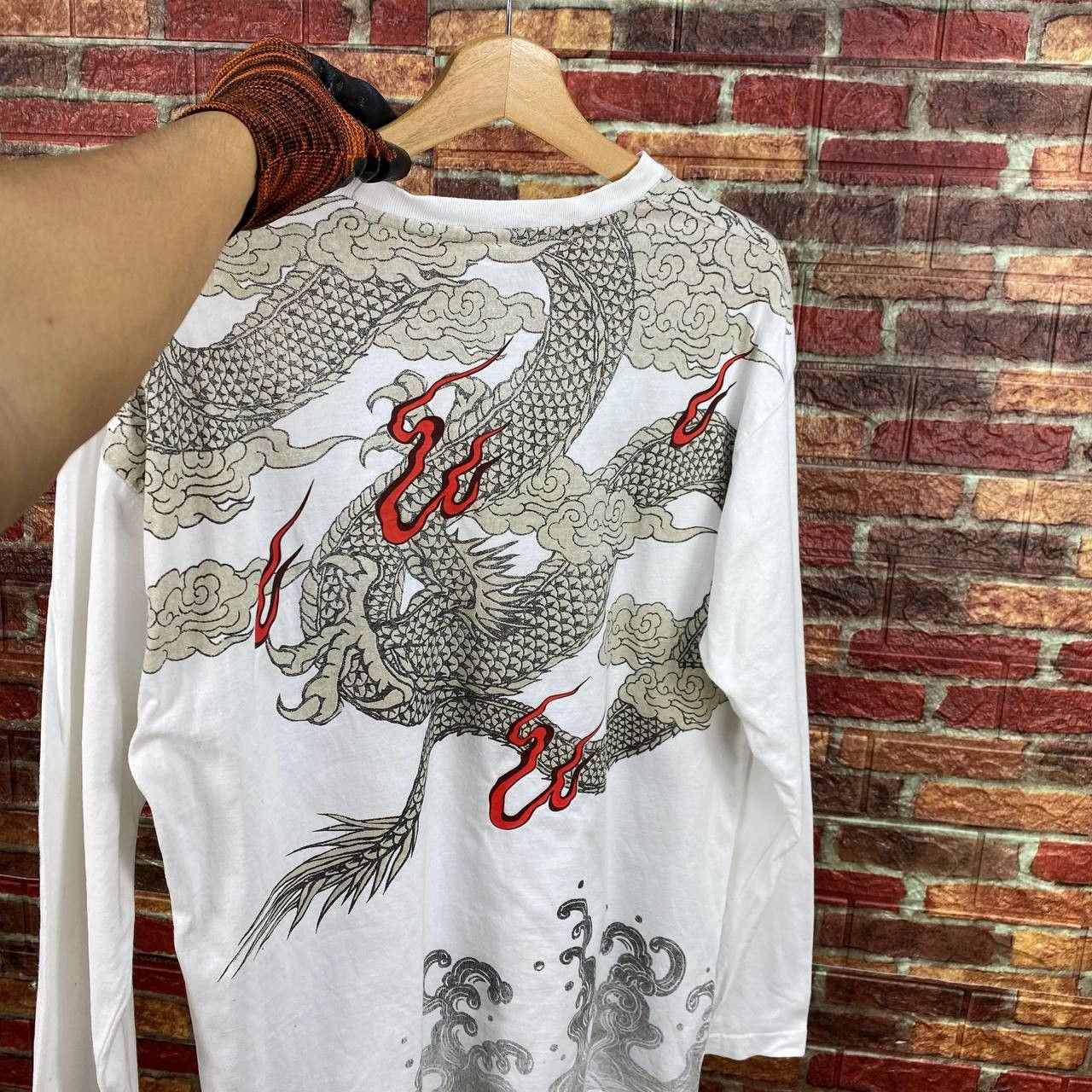 Japanese Brand JAPANESE DRAGON YAKUZA SHIRT Size US L / EU 52-54 / 3 - 10 Thumbnail
