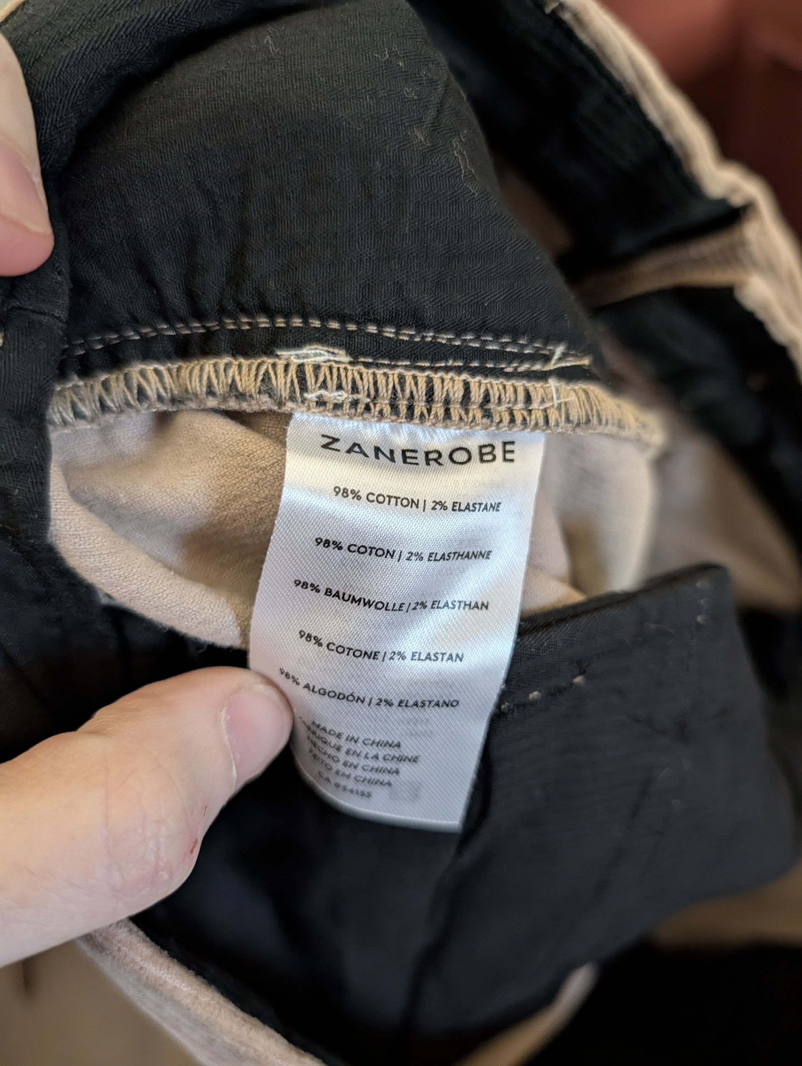 Zanerobe Tan corduroy orange piping accent cotton pants 36 Size US 36 / EU 52 - 11 Thumbnail