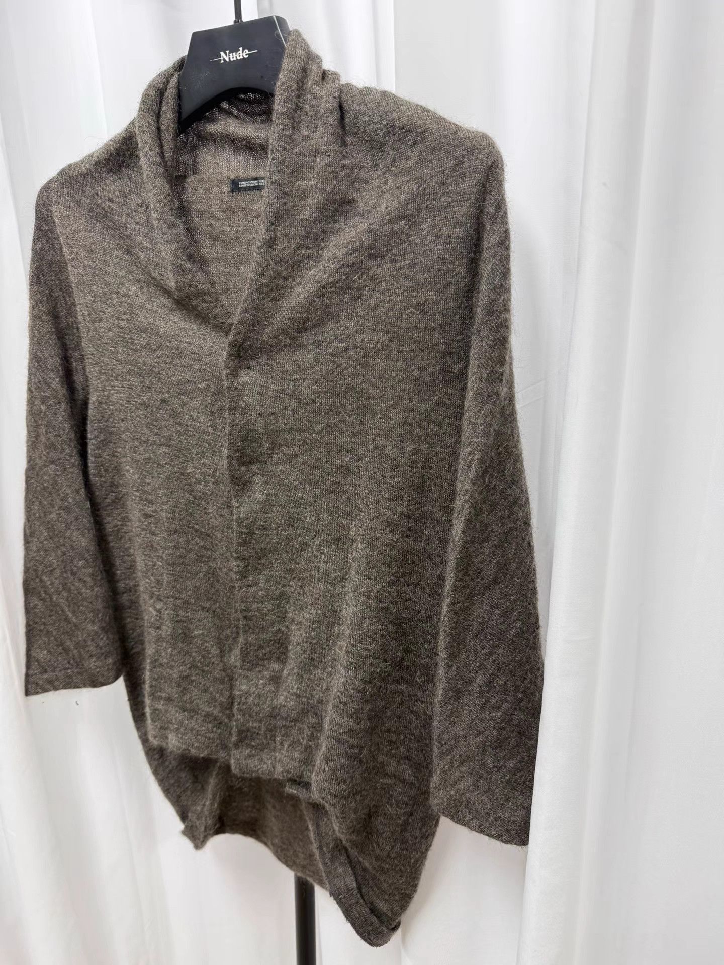 Yohji Yamamoto Yohji Yamamoto Y's Cape Mohair Oversized Cardigan K20 Size US L / EU 52-54 / 3 - 3 Thumbnail