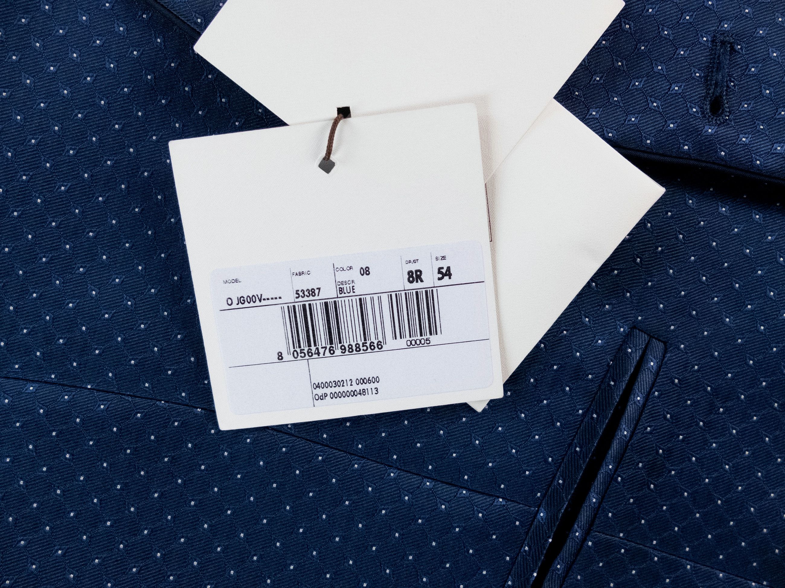 Pal Zileri PAL ZILERI Cerimonia blue special occasions 3 piece suit Size 44R - 8 Thumbnail