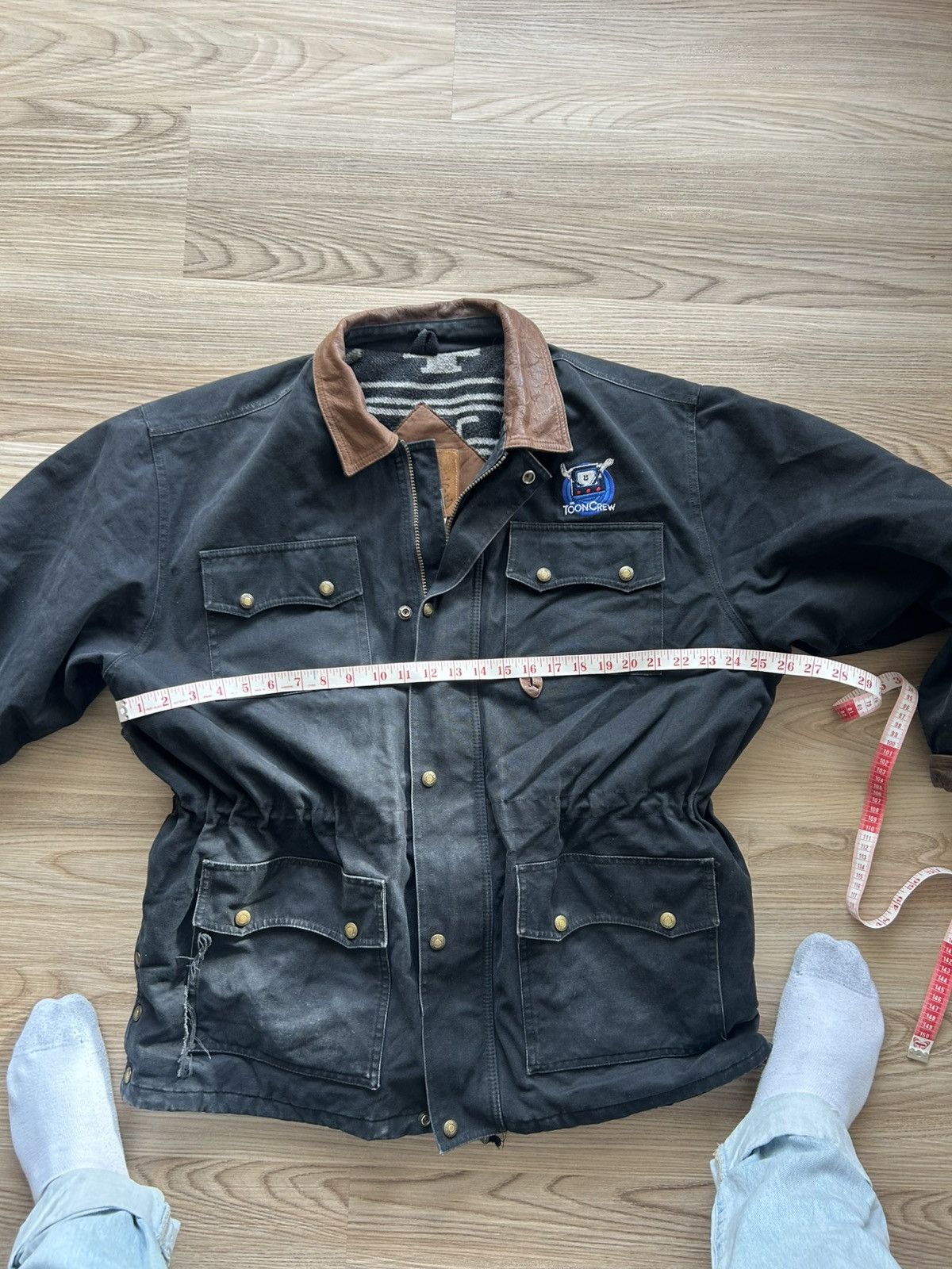 Anime Vintage Cartoon Crew Anime Embroider Workwear Chore Jacket Size US XL / EU 56 / 4 - 8 Thumbnail
