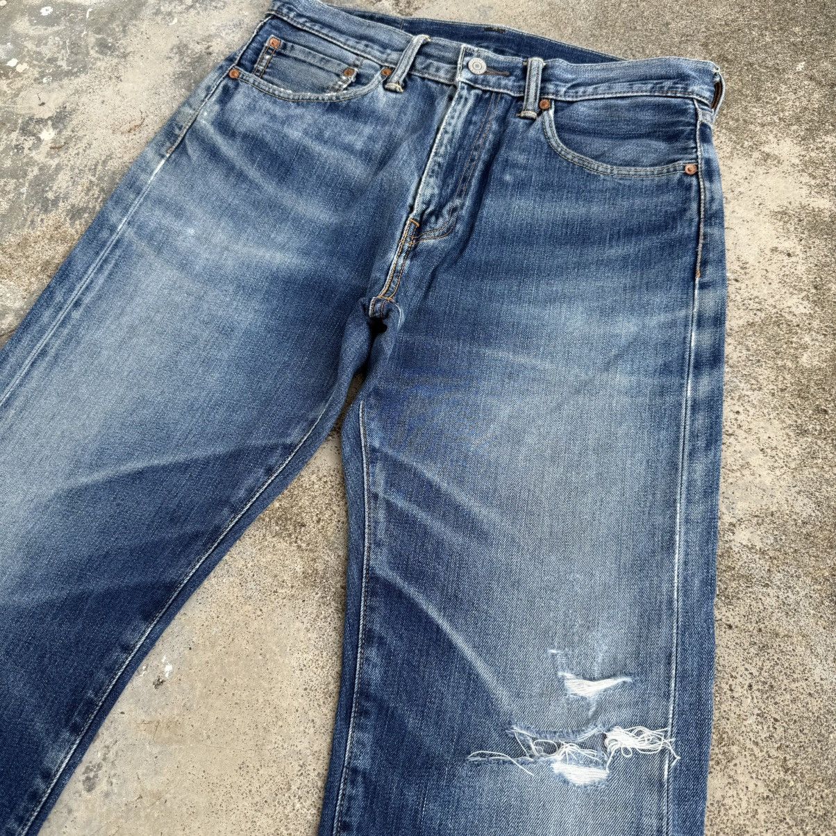 Levi's W33 LEVI'S 505 MUD WASHED DENIM RIPPE JEAN PANTS Size US 33 - 5 Thumbnail