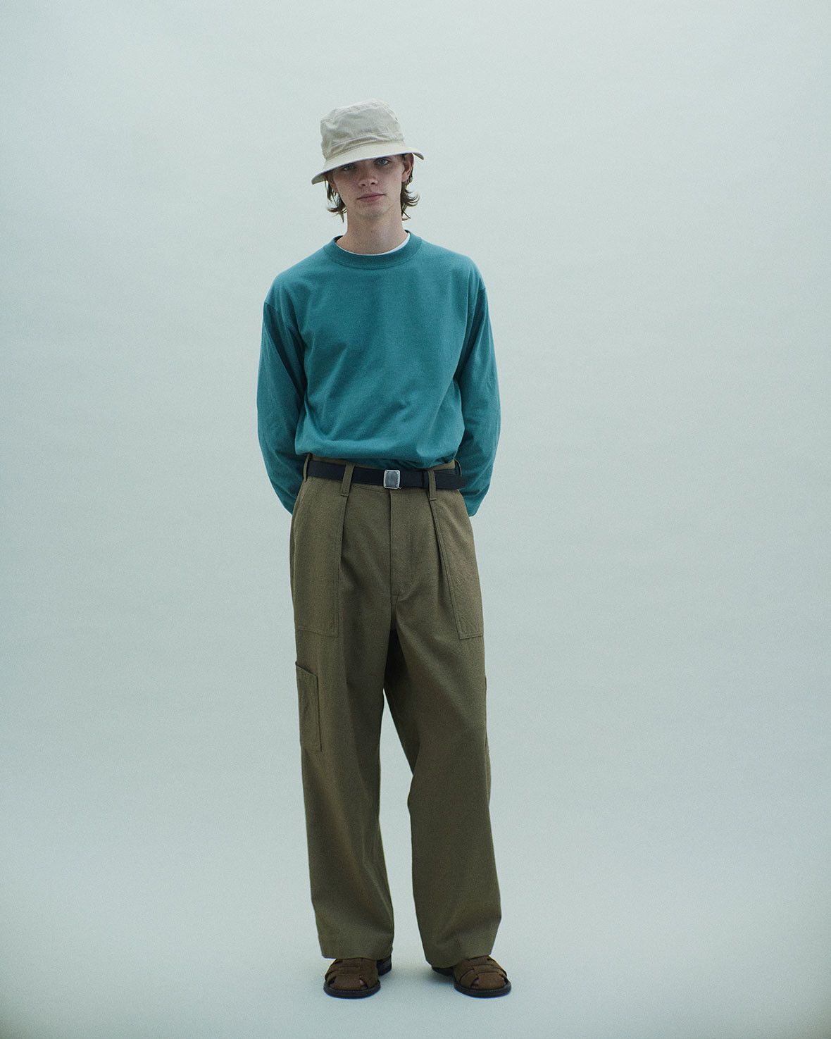 PHIGVEL MAKERS & Co. Hopsack Flight Trousers size 4 khaki Size US 34 / EU 50 - 5 Thumbnail