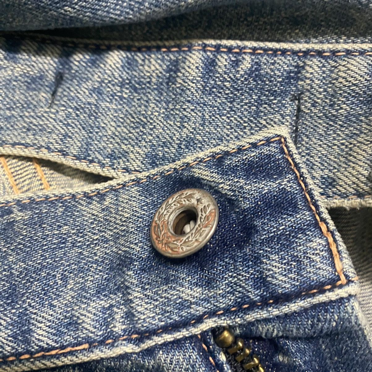 Johnbull Vintage JOHN BULL Denim Selvedge Fatigue Pants Size US 31 - 18 Thumbnail