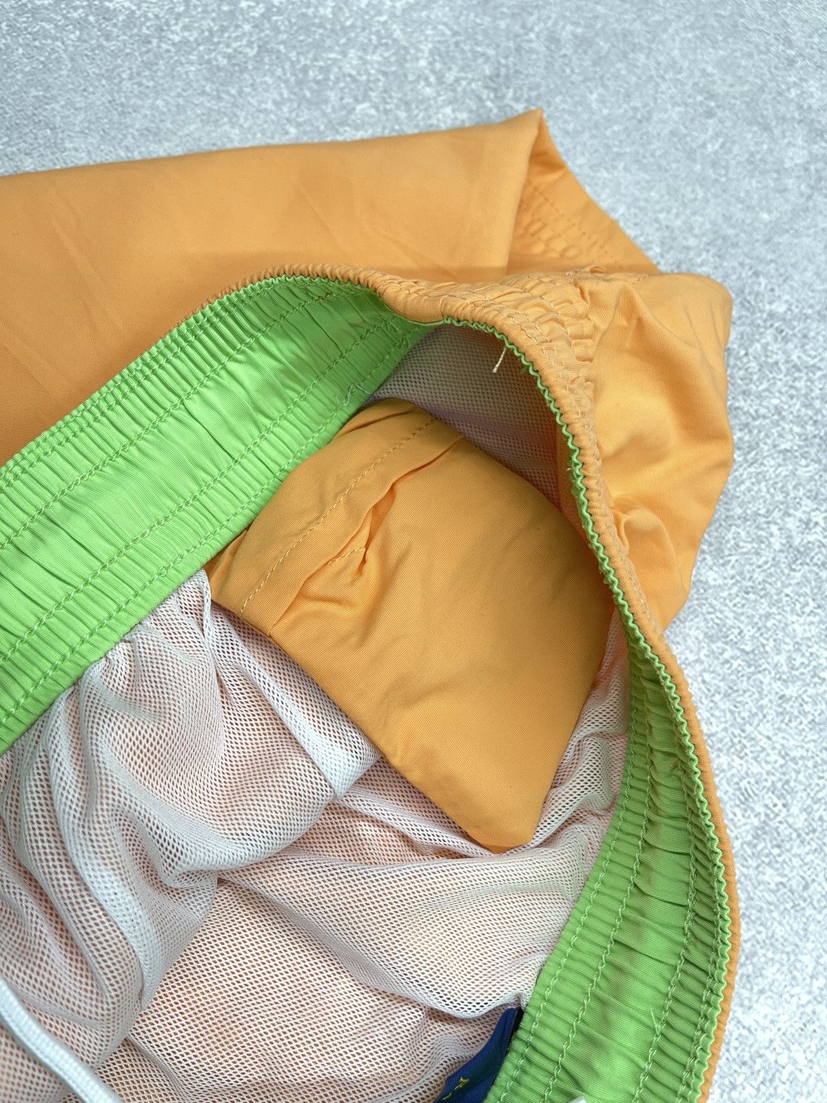 Polo Ralph Lauren Mens Polo Ralph Lauren Nylon Shorts Orange Y2K Size US 32 / EU 48 - 6 Thumbnail