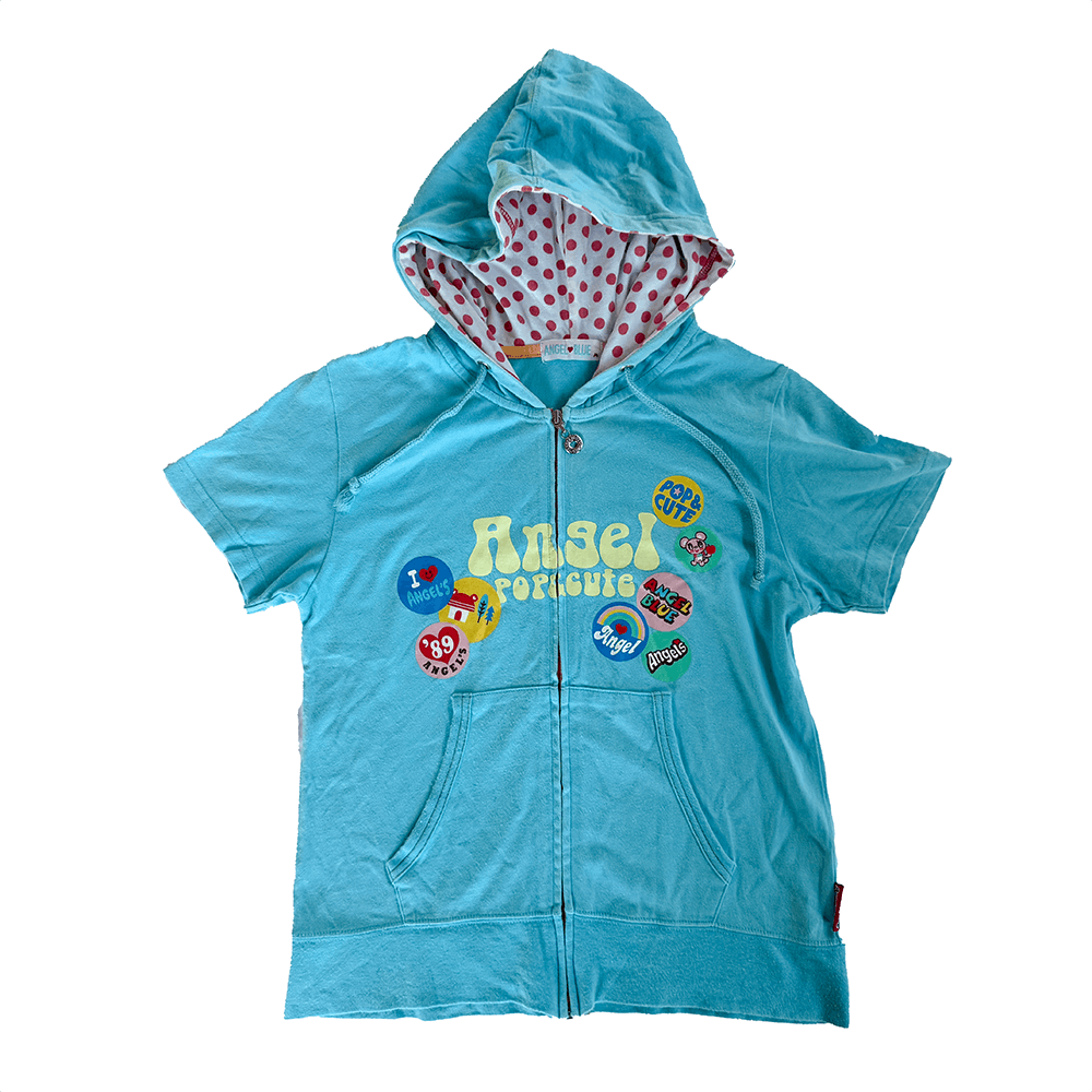 Angel Blue ULTRA RARE y2k VINTAGE ANGEL BLUE HOODED VEST Size M / US 6-8 / IT 42-44 - 1 Thumbnail