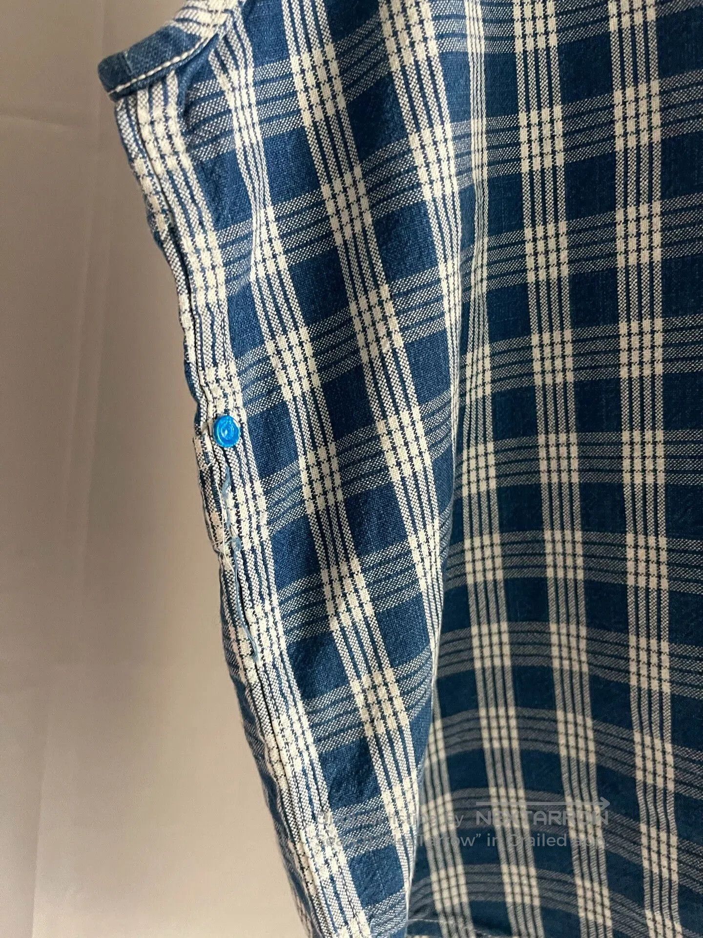 Porter Classic porter classic blue checkered vest. Size US S / EU 44-46 / 1 - 2 Thumbnail