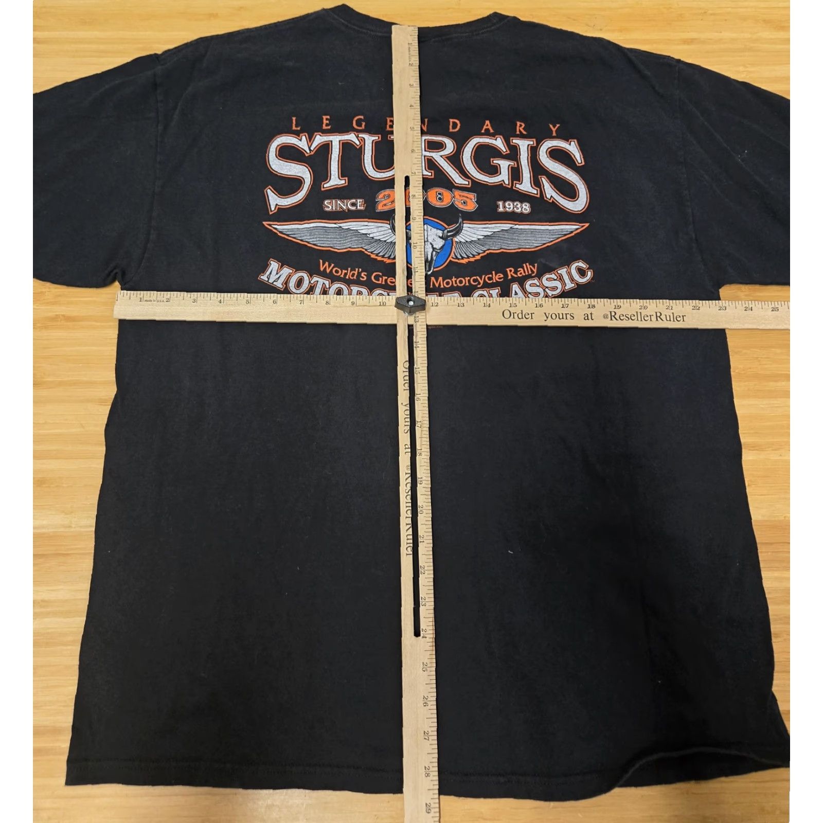 Hanes VINTAGE Sturgis Shirt Mens XL Black 2005 Motorcycle Rally Eagle Graphic Biker 00s Size US XL / EU 56 / 4 - 6 Thumbnail