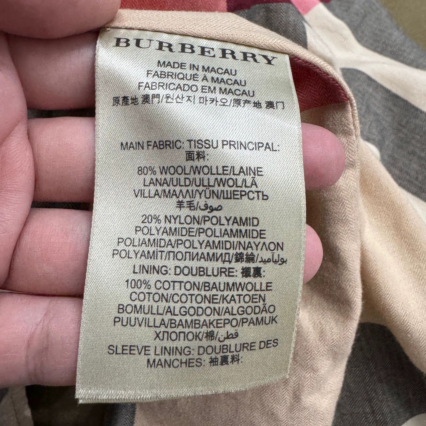 Burberry Burberry Wool Double-Breasted Coat L 98 New Size US L / EU 52-54 / 3 - 4 Thumbnail