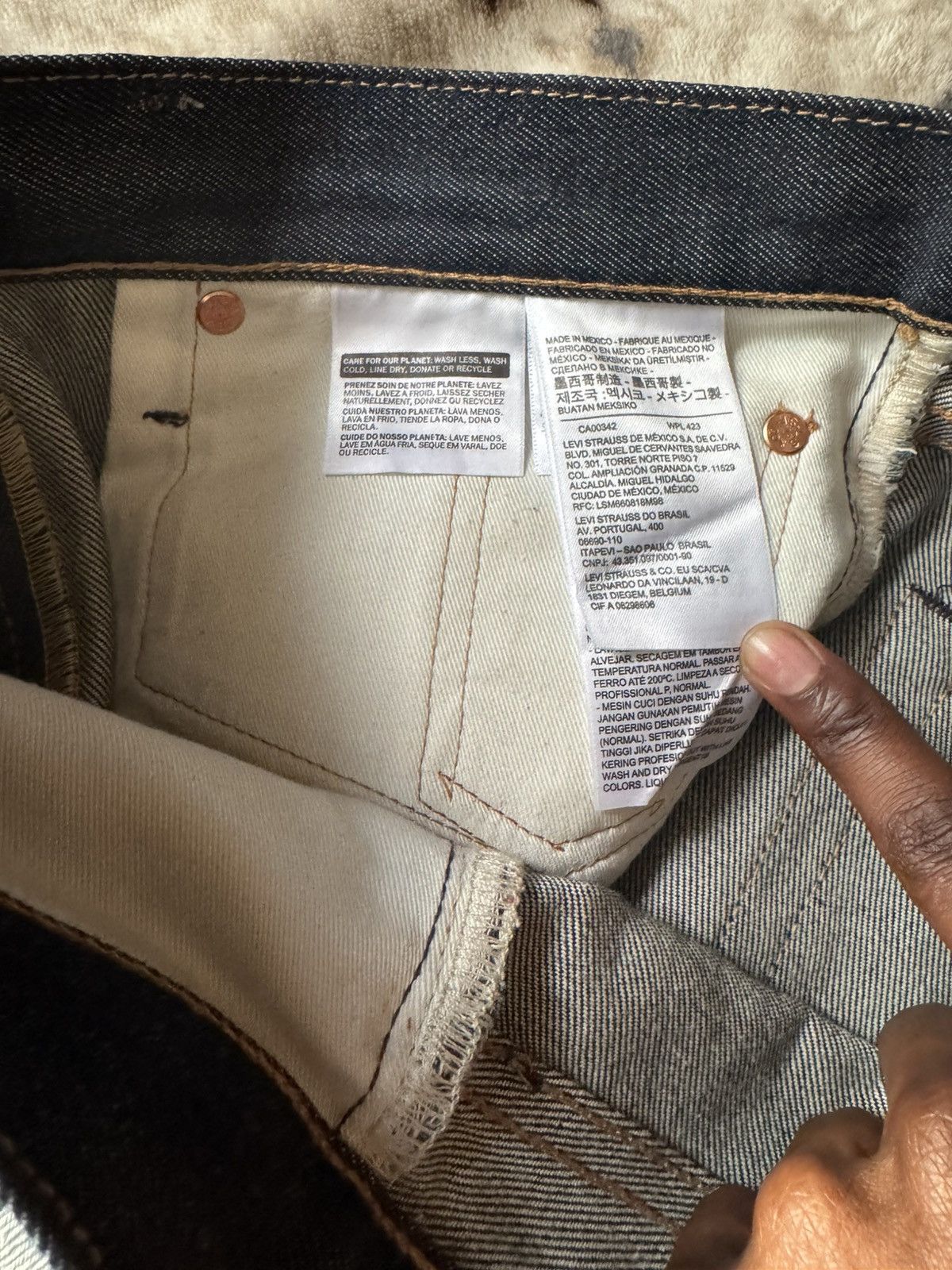 DENIM TEARS Levi’s x Denim Tears raw indigo selvedge Size US 29 - 7 Thumbnail
