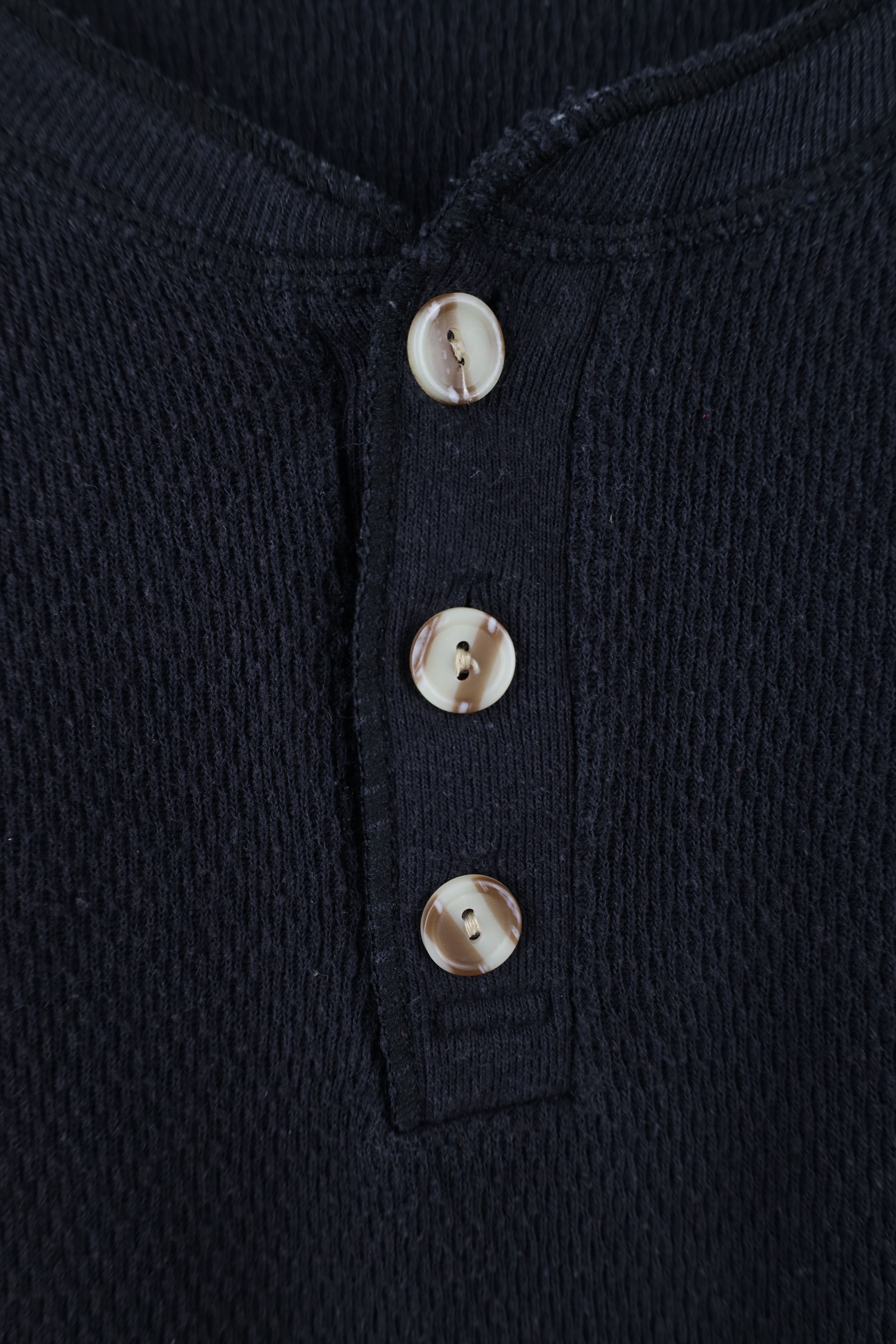 Vintage Vintage 90s Streetwear Knit Long Sleeve Henley T-Shirt Size US XL / EU 56 / 4 - 4 Thumbnail