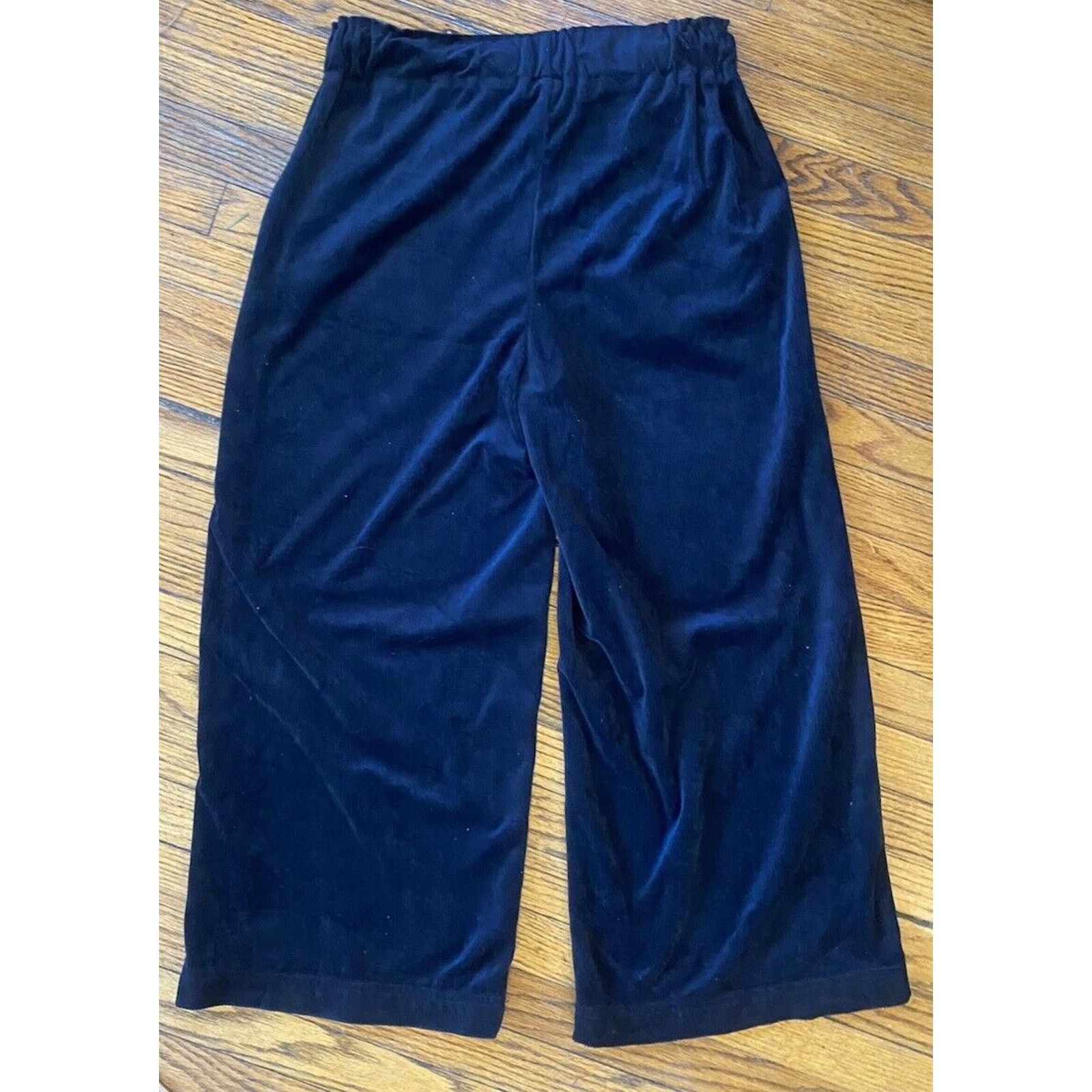 Other Rewash Brand Corduroy Cropped Pants Pockets Women M Wide Leg Size 32" / US 10 / IT 46 - 4 Thumbnail