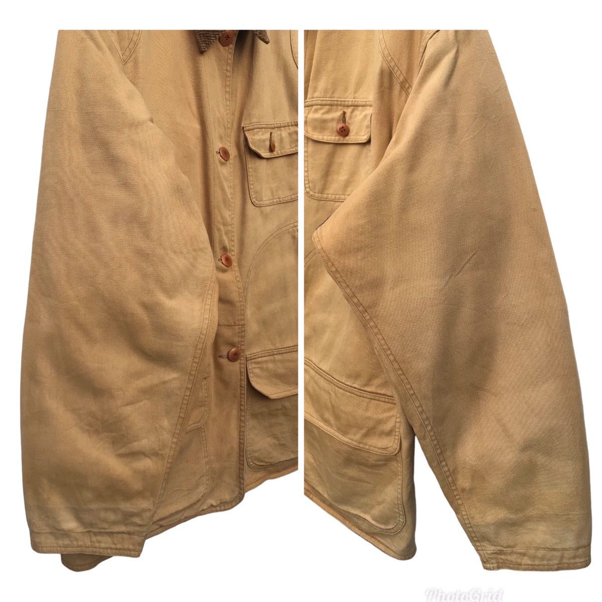 Polo Ralph Lauren Vintage Polo Ralph Lauren Riversible Field Coat Heavy Jacket Size US L / EU 52-54 / 3 - 5 Thumbnail