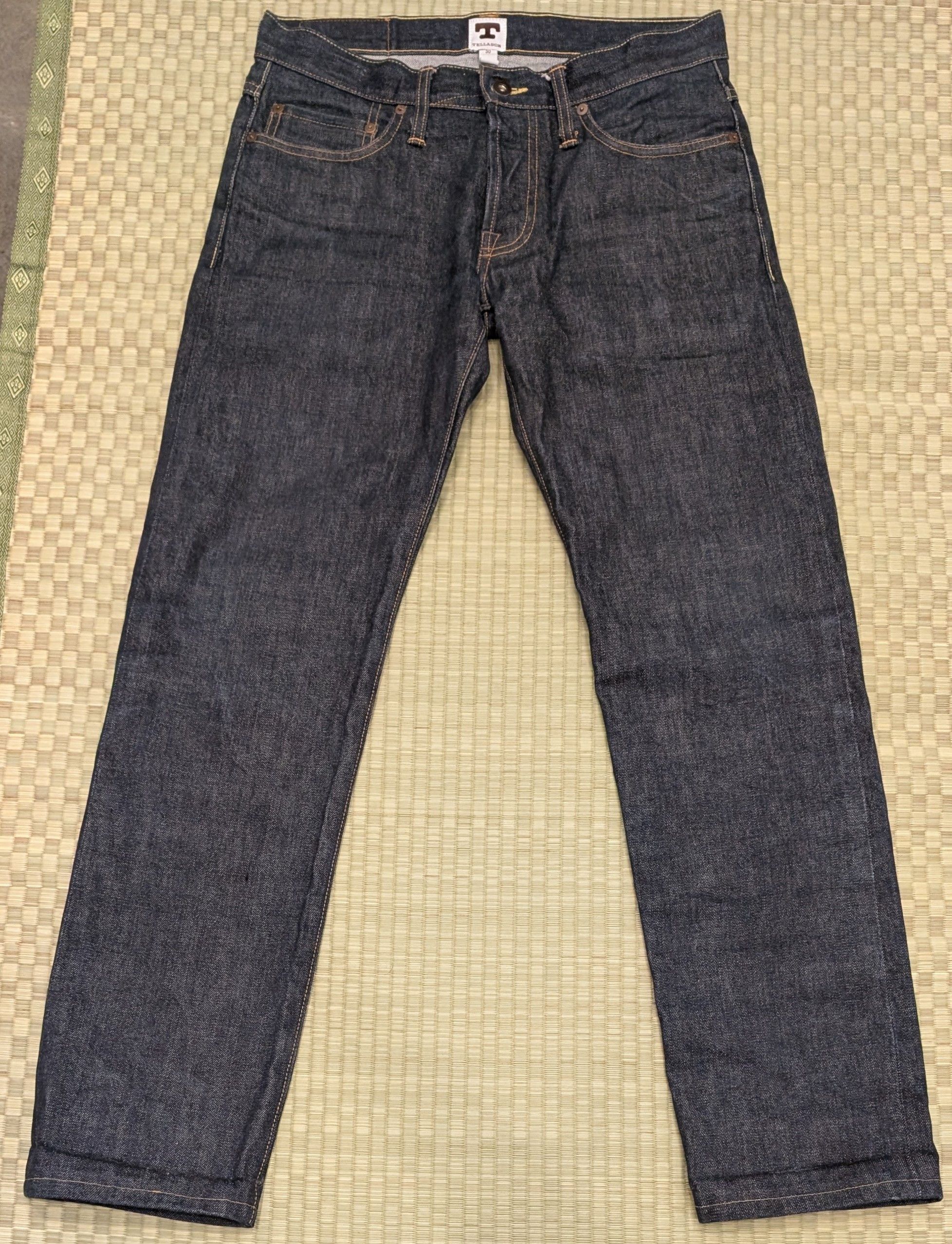 Tellason Tellason Sim Tapered Selvedge Denim Jeans Made in USA Size US 30 / EU 46 - 1 Thumbnail