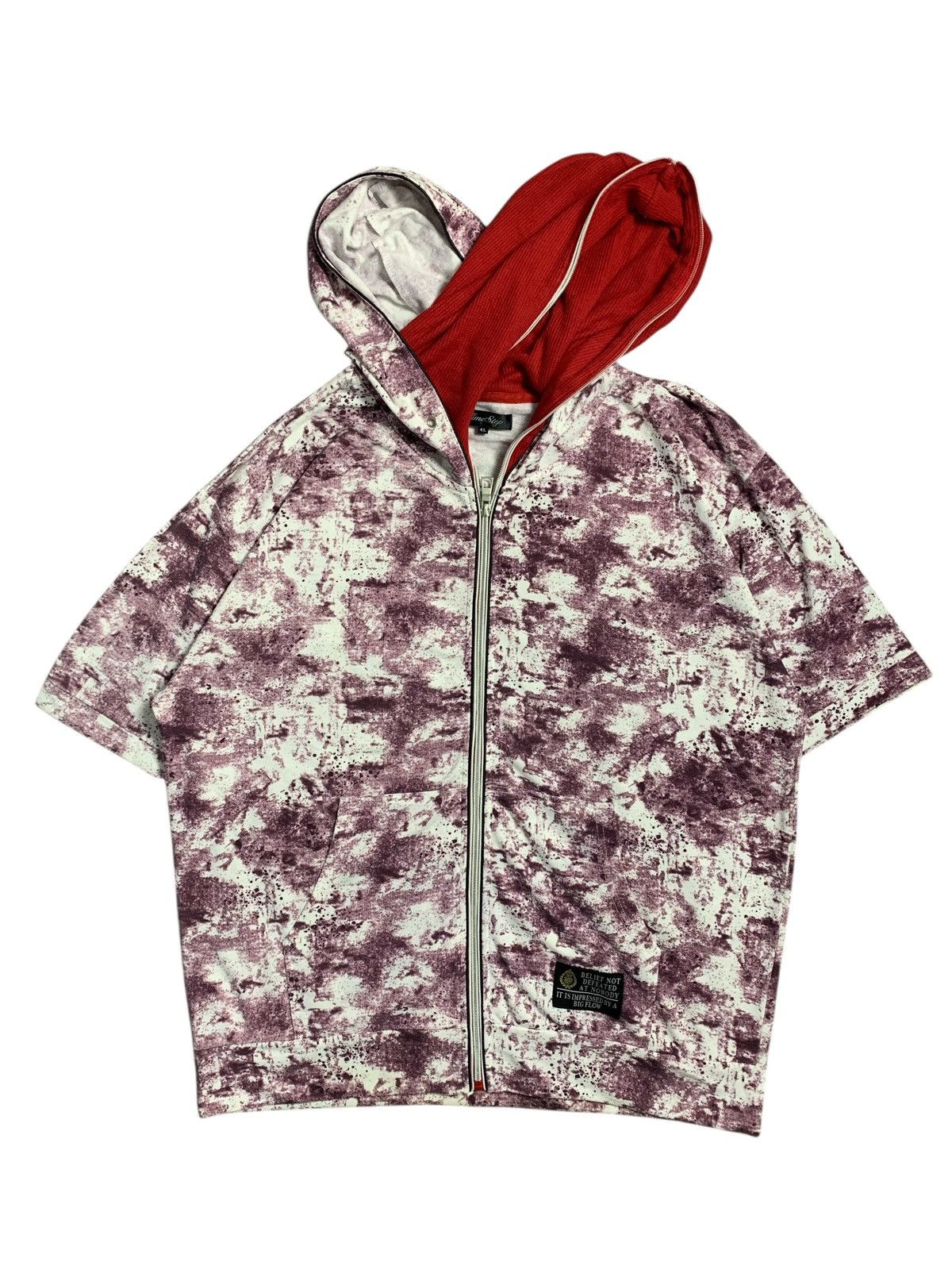 20471120 TIMESTEP ABSTRACT DOUBLE LAYER FUR ZIP HOODIE LGB STYLE Size US XXL / EU 58 / 5 - 3 Thumbnail