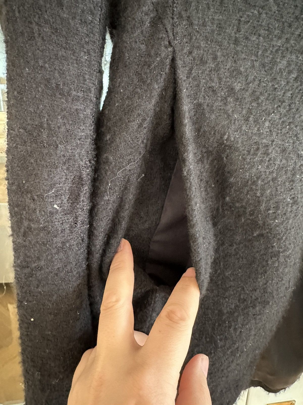 Rick Owens Shawl Neck Cashmere Blazer Size 38L - 2 Thumbnail