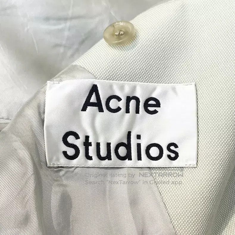 Acne Studios Acne Studios size:38 A light green wool blend suit jacket Size XS / US 0-2 / IT 36-38 - 3 Thumbnail