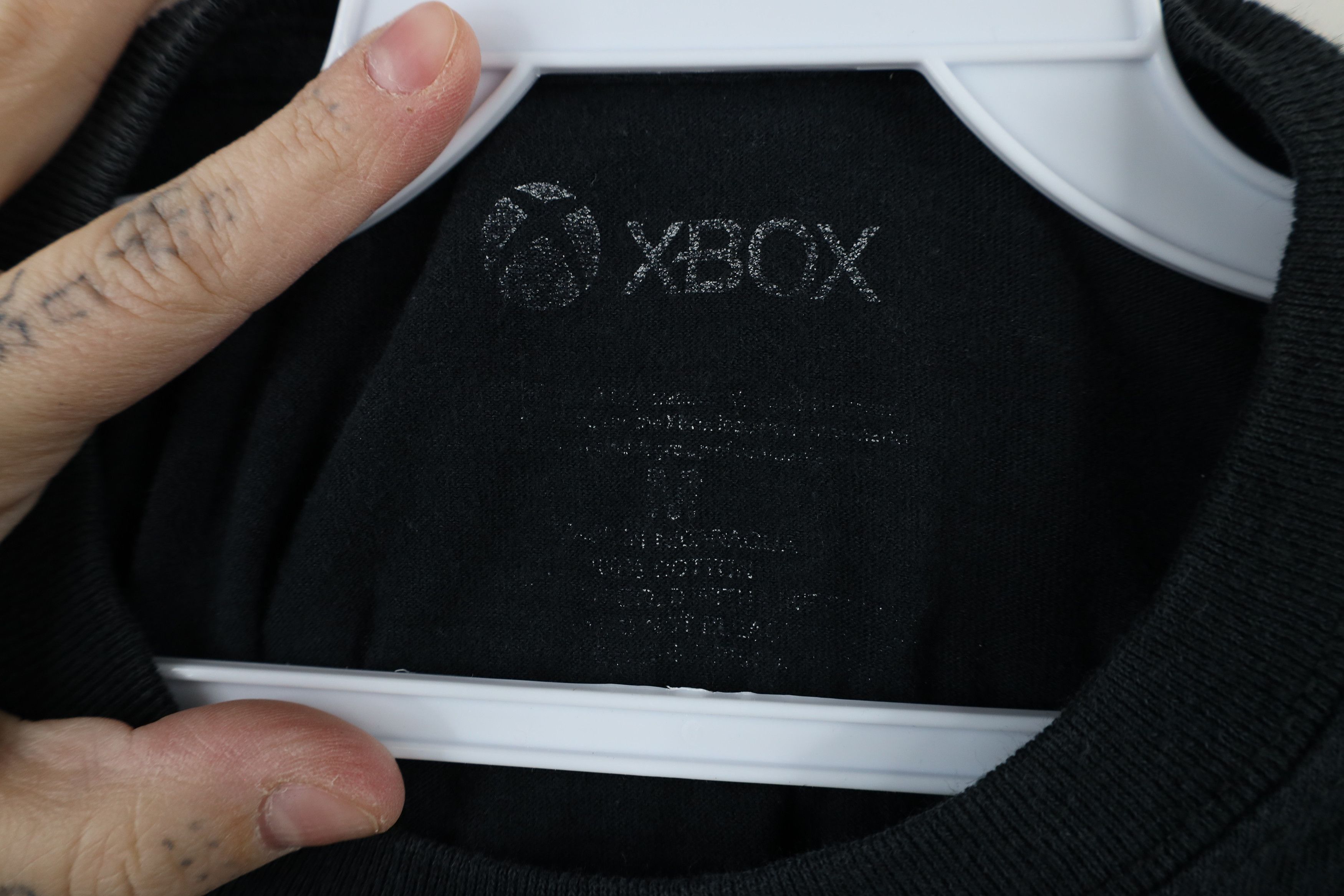 Vintage Vintage Y2K Microsoft Xbox Spell Video Game T-Shirt Black Size US M / EU 48-50 / 2 - 8 Thumbnail