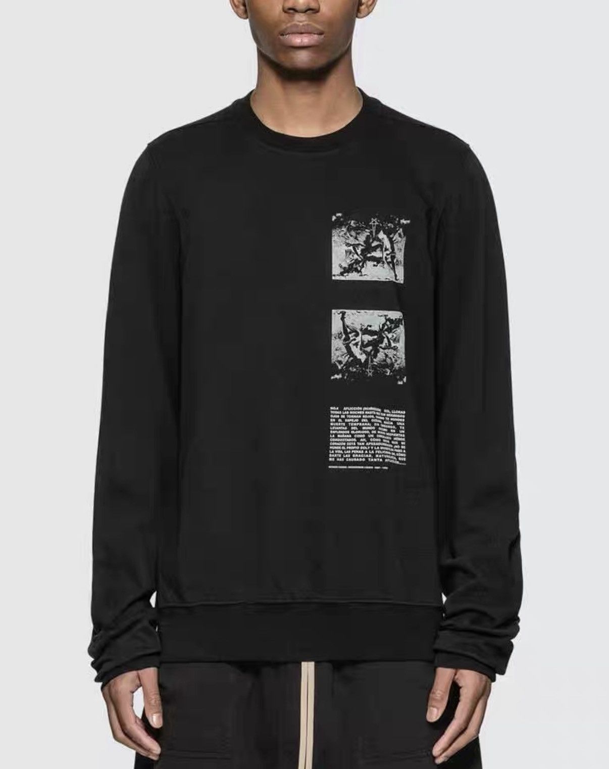 Rick Owens Rick Owens DRKSHDW Printed Sweatshirt J31 Size US M / EU 48-50 / 2 - 6 Thumbnail
