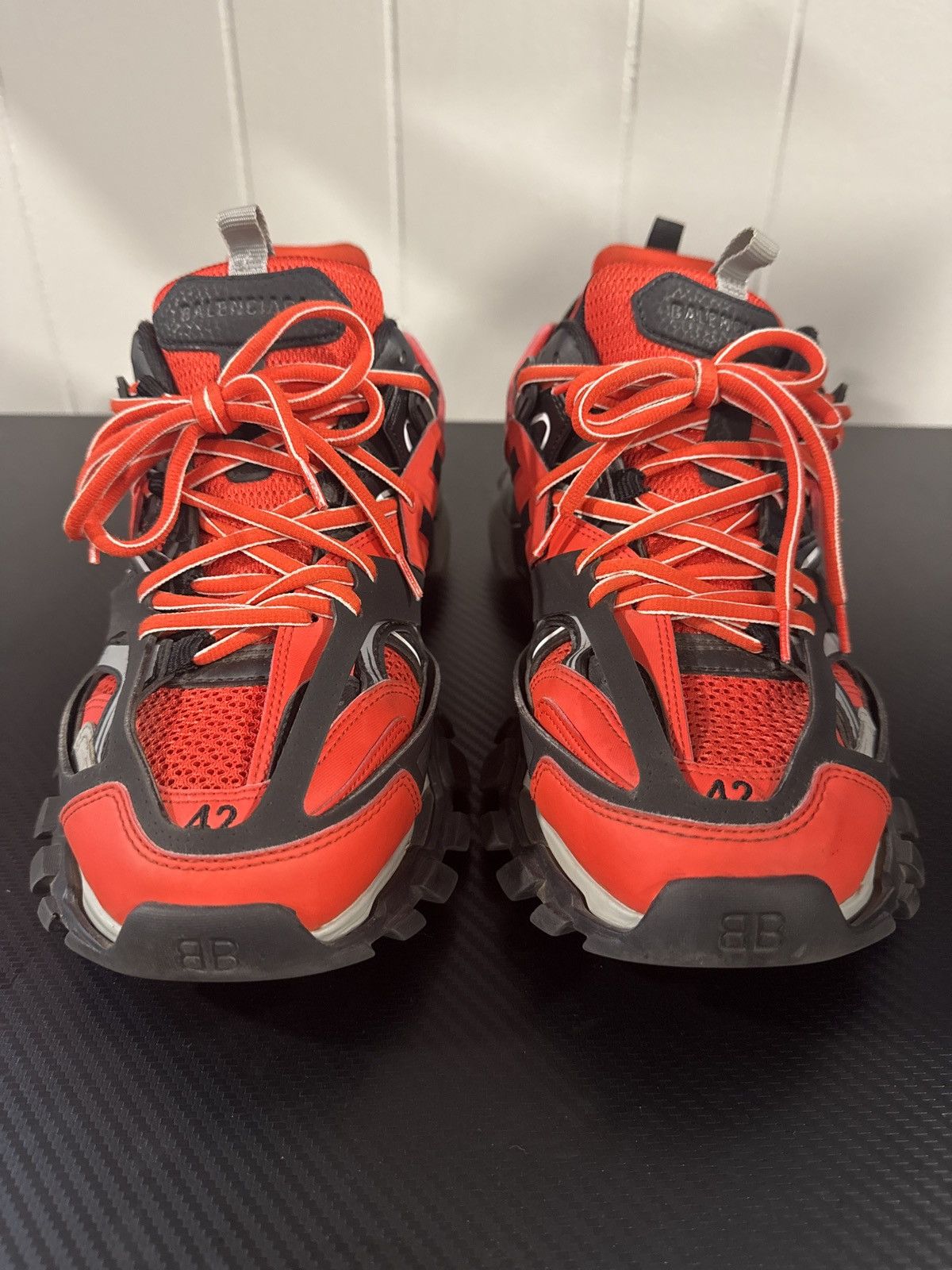 Balenciaga Balenciaga Tracks red black Size US 9 / EU 42 - 3 Thumbnail