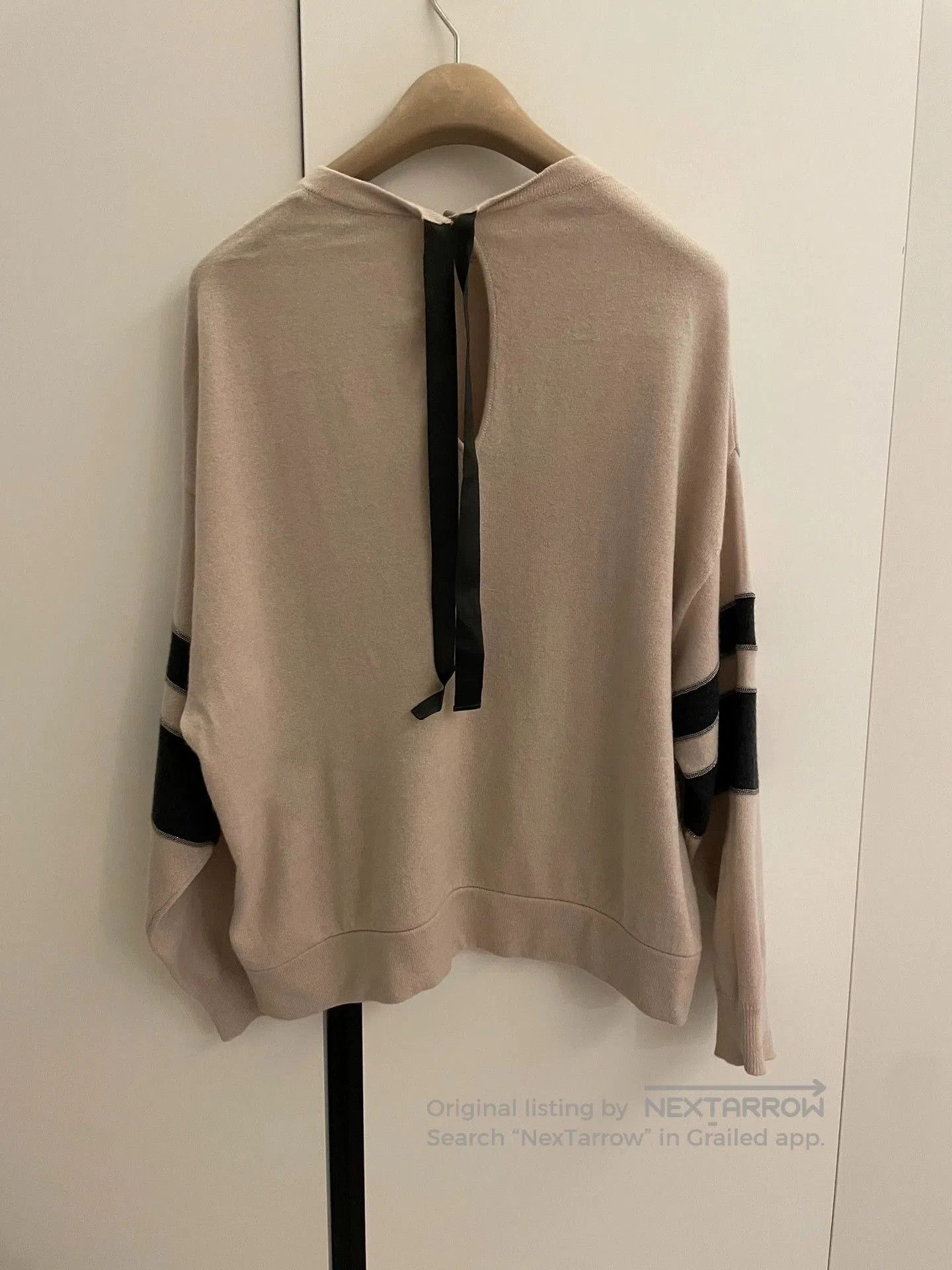 Brunello Cucinelli Brunello Cucinelli Beaded Cashmere Sweater. Size US XXS / EU 40 - 4 Thumbnail