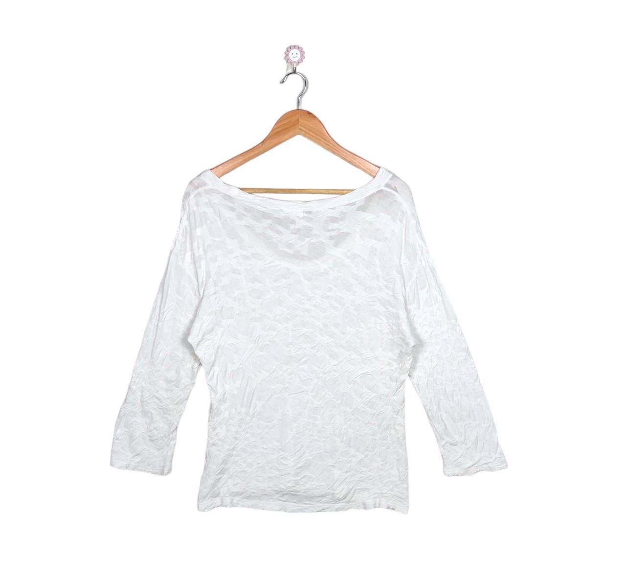 Issey Miyake Issey Miyake Plantation White Tshirt Size M / US 6-8 / IT 42-44 - 2 Thumbnail