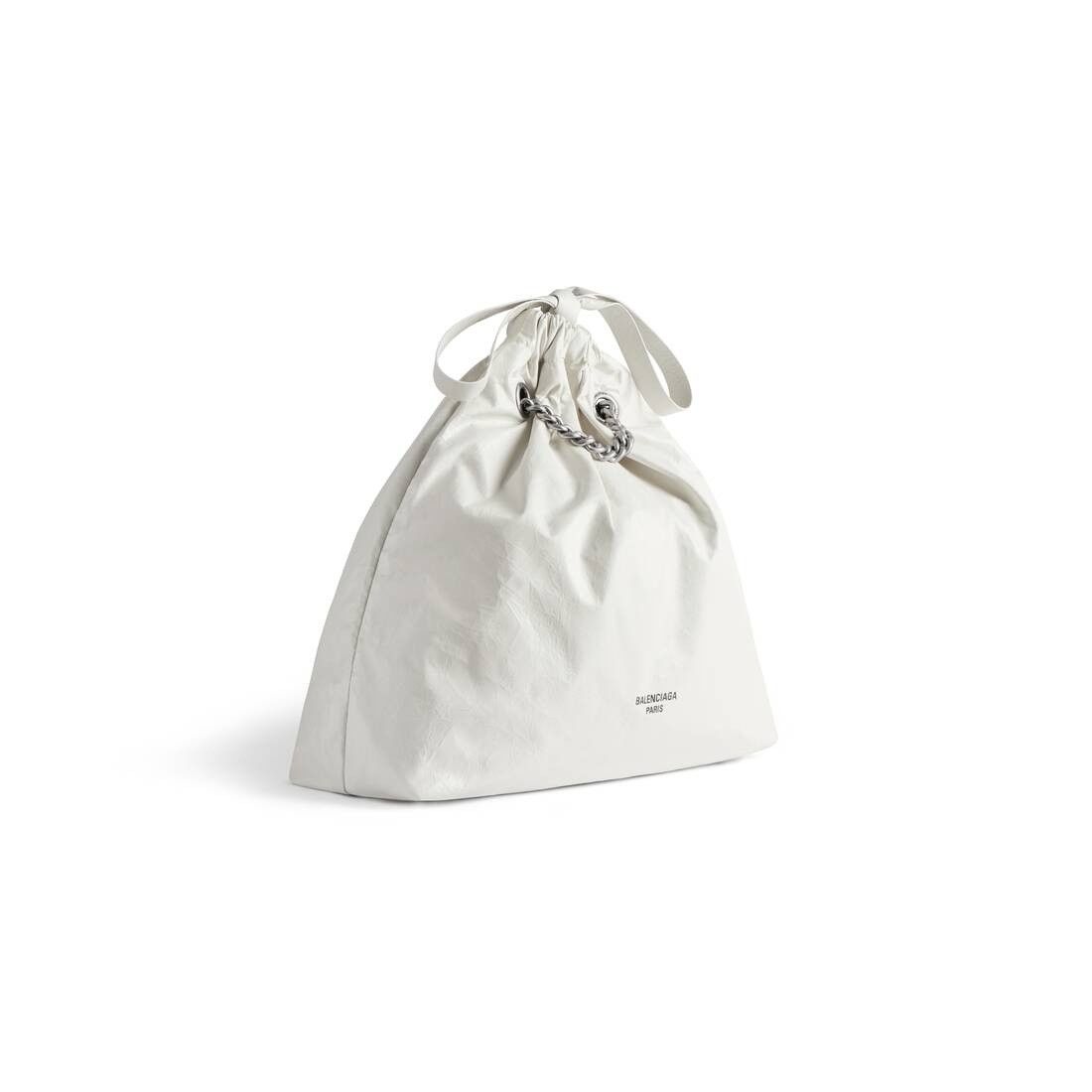 Balenciaga o1srvl11e0925 Size: OS / Crush Medium Tote Bag in White Size ONE SIZE - 2 Thumbnail