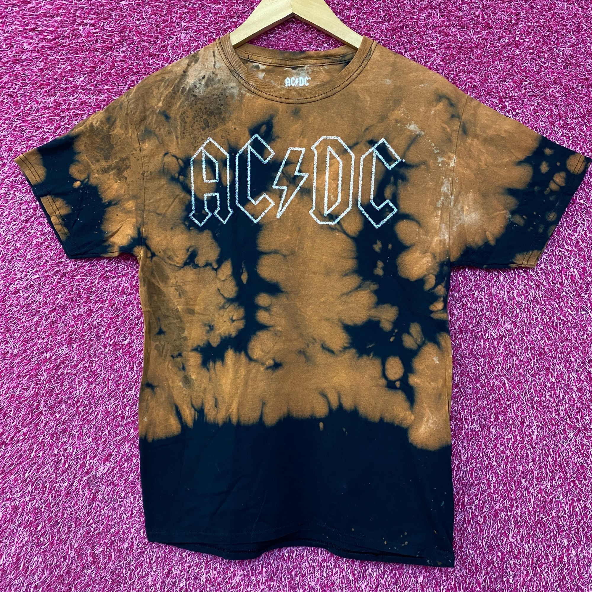 AC/DC AC/DC Tie Dye Rock Band Sleeveless T-Shirt Medium Size US M / EU 48-50 / 2 - 1 Thumbnail