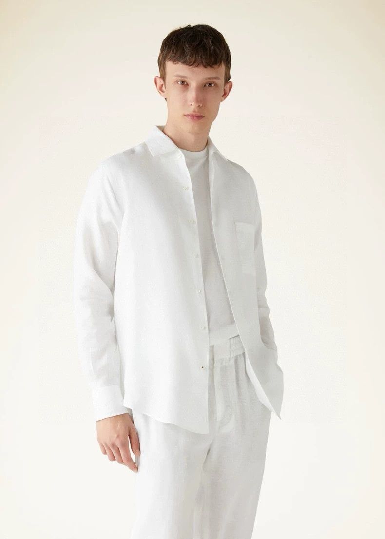 Loro Piana LORO PIANA Men's linen shirts Size US XS / EU 42 / 0 - 2 Thumbnail